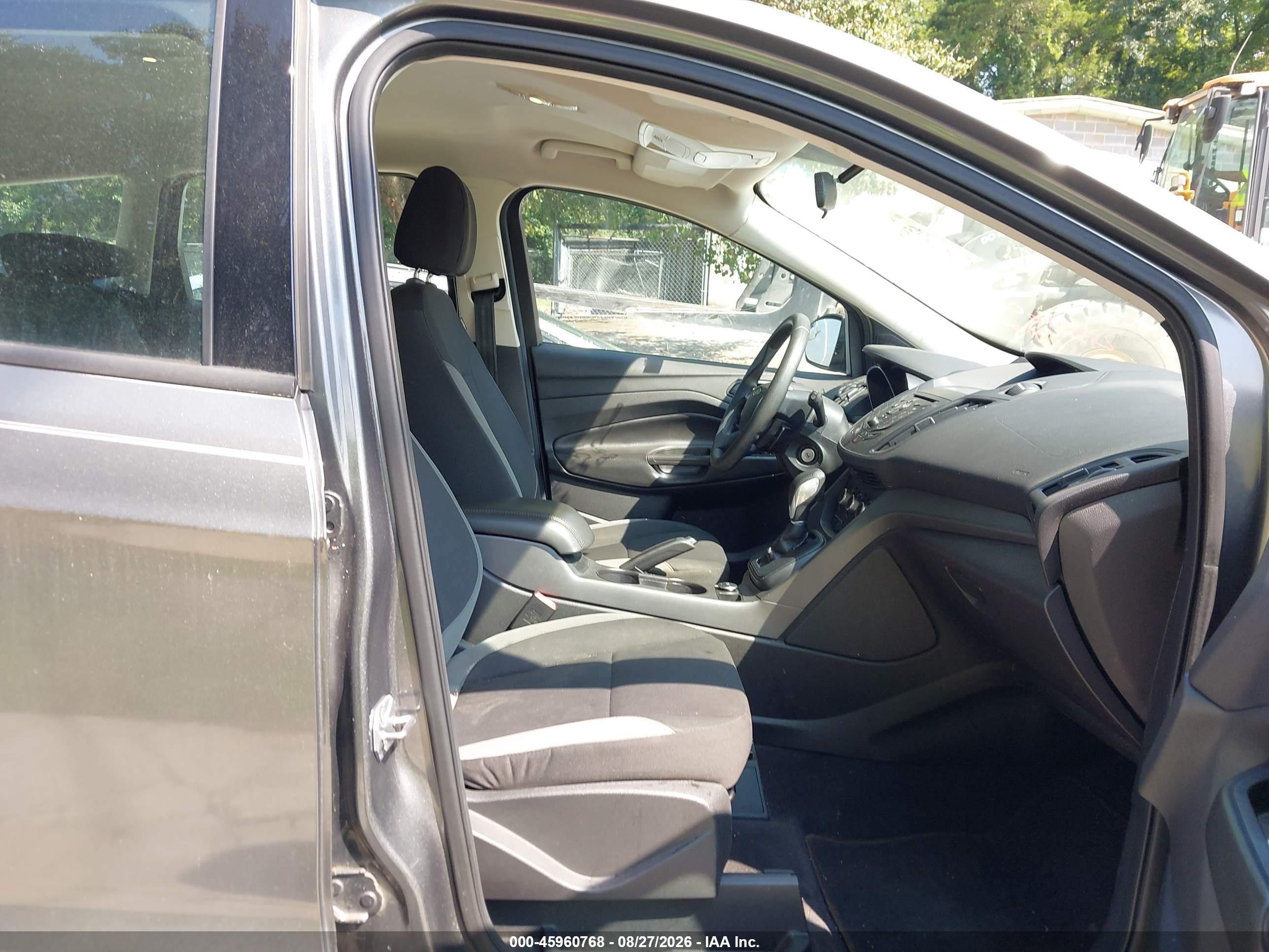2014 Ford Escape S Gray vin: 1FMCU0F71EUC16148
