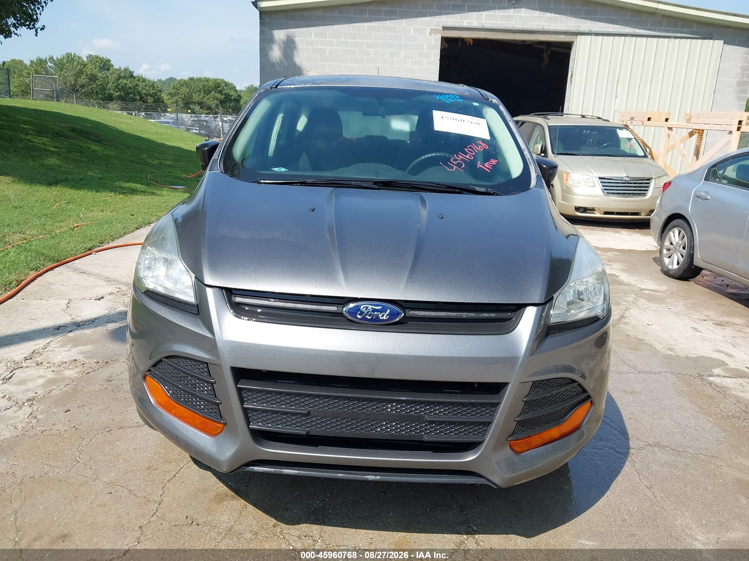 2014 Ford Escape S Gray vin: 1FMCU0F71EUC16148