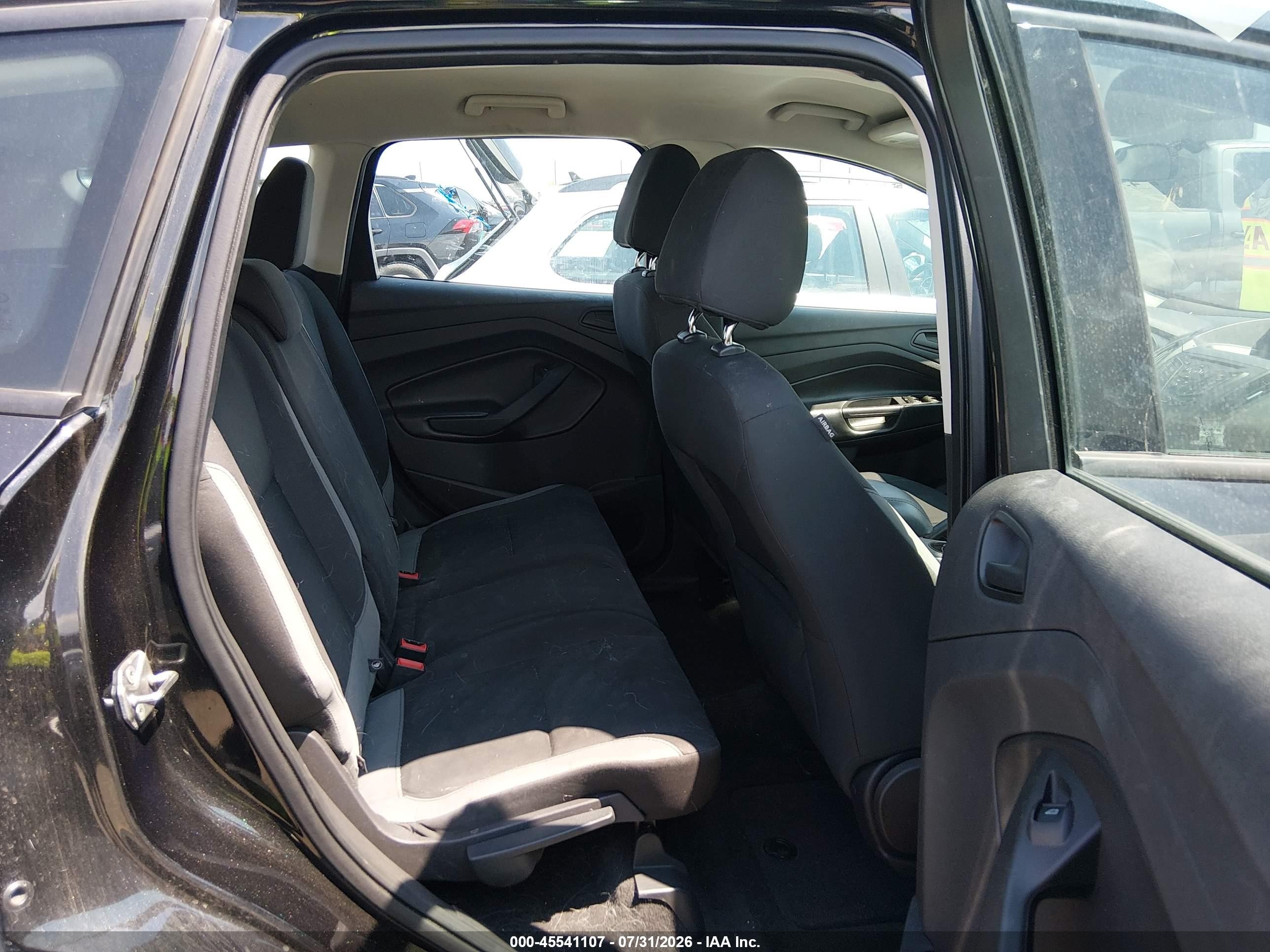 2014 Ford Escape S Black vin: 1FMCU0F71EUC21642