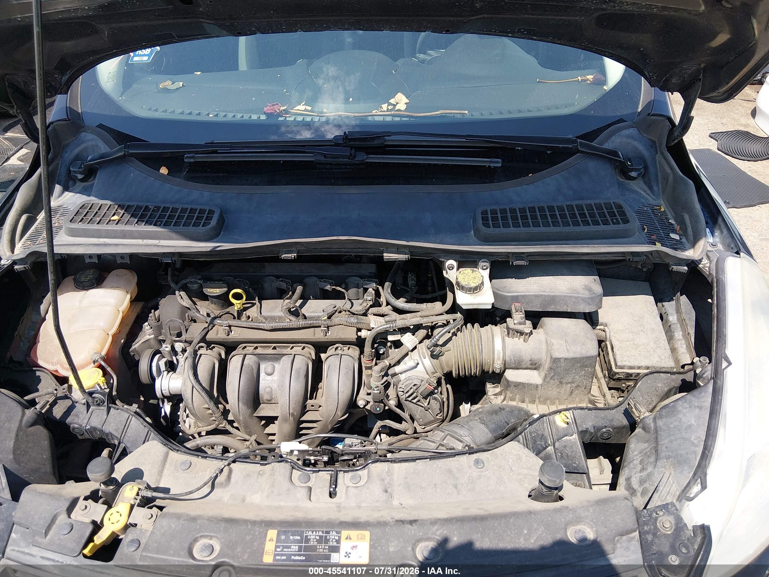 2014 Ford Escape S Black vin: 1FMCU0F71EUC21642