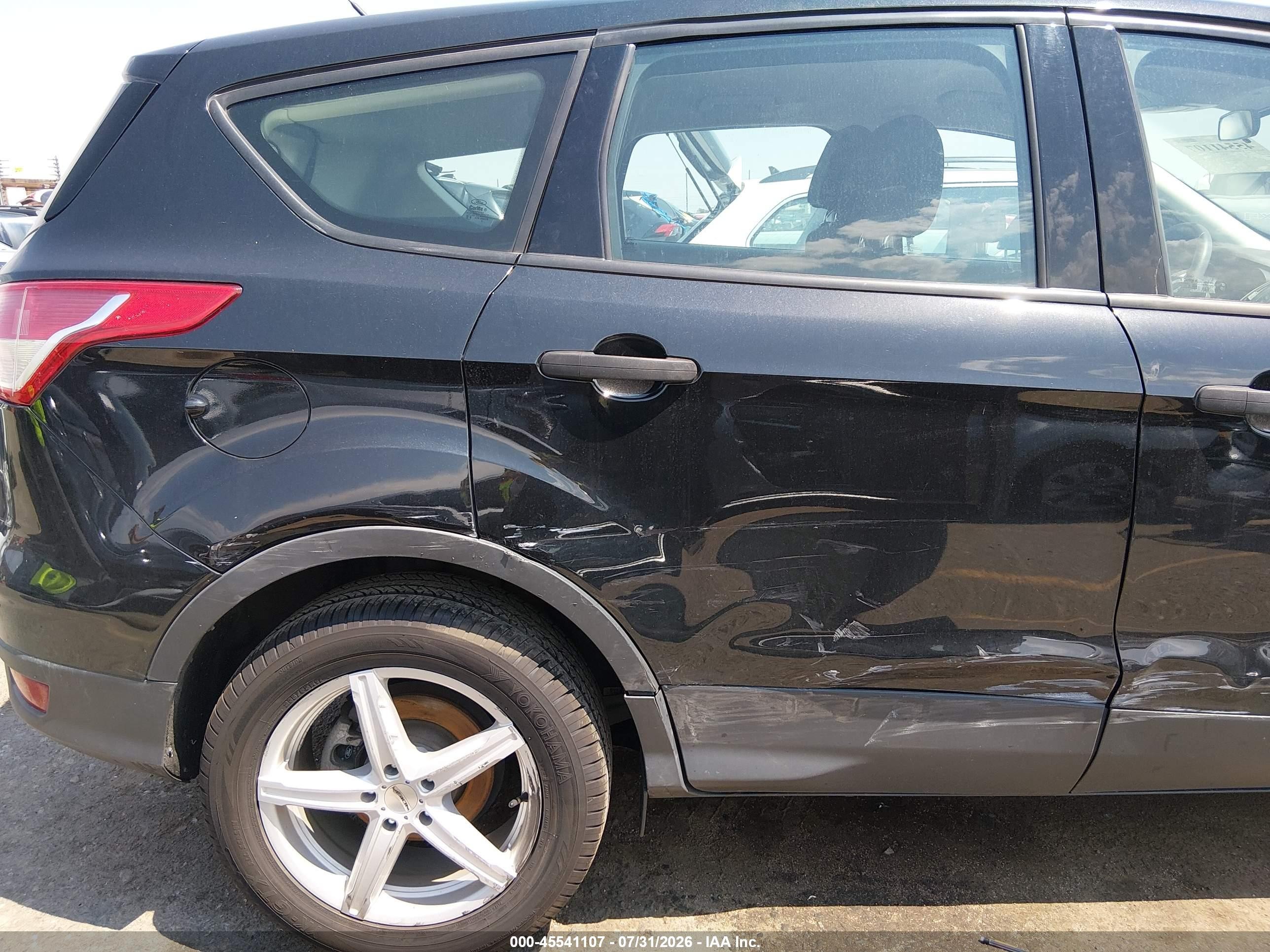 2014 Ford Escape S Black vin: 1FMCU0F71EUC21642