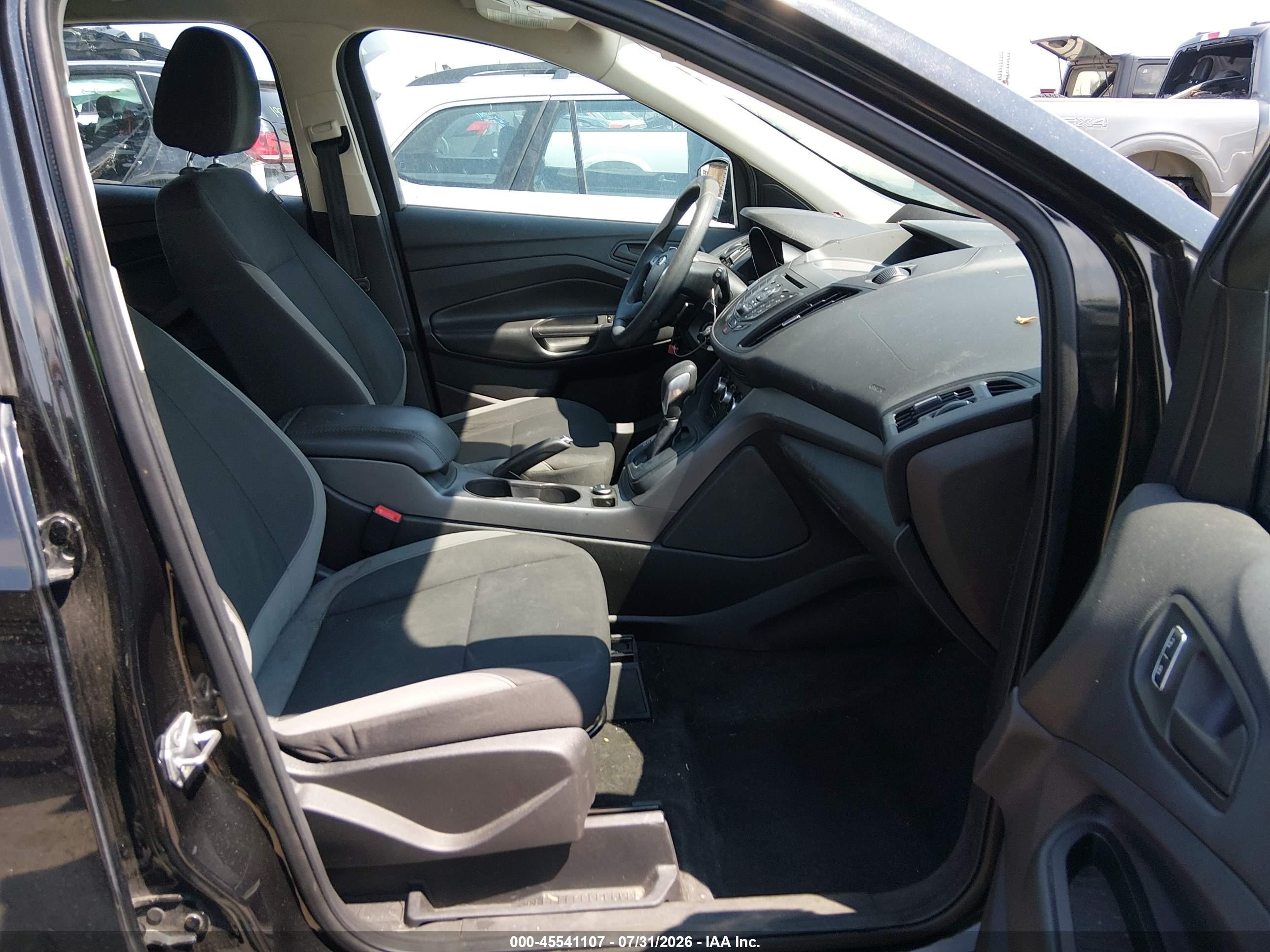 2014 Ford Escape S Black vin: 1FMCU0F71EUC21642