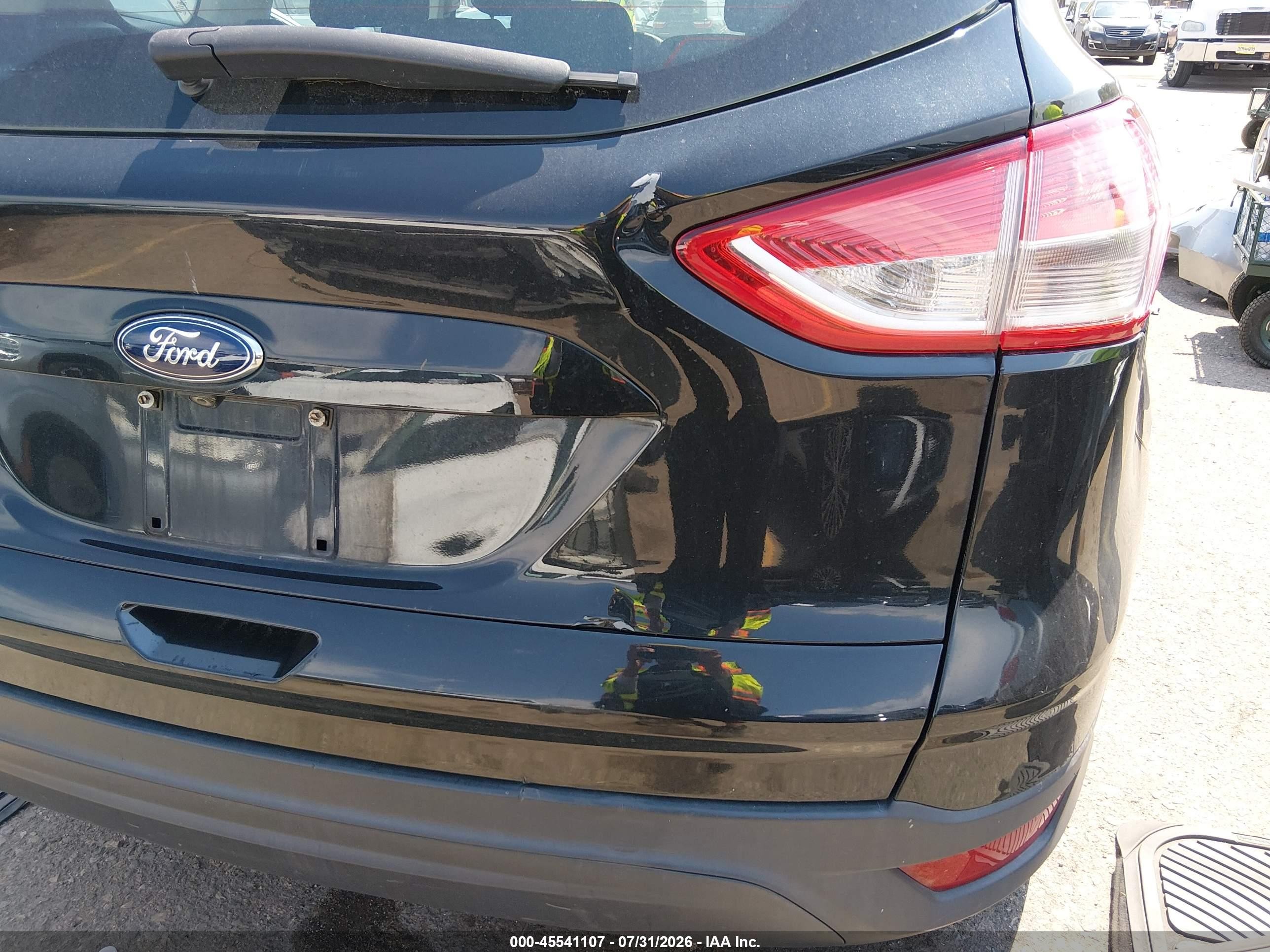 2014 Ford Escape S Black vin: 1FMCU0F71EUC21642