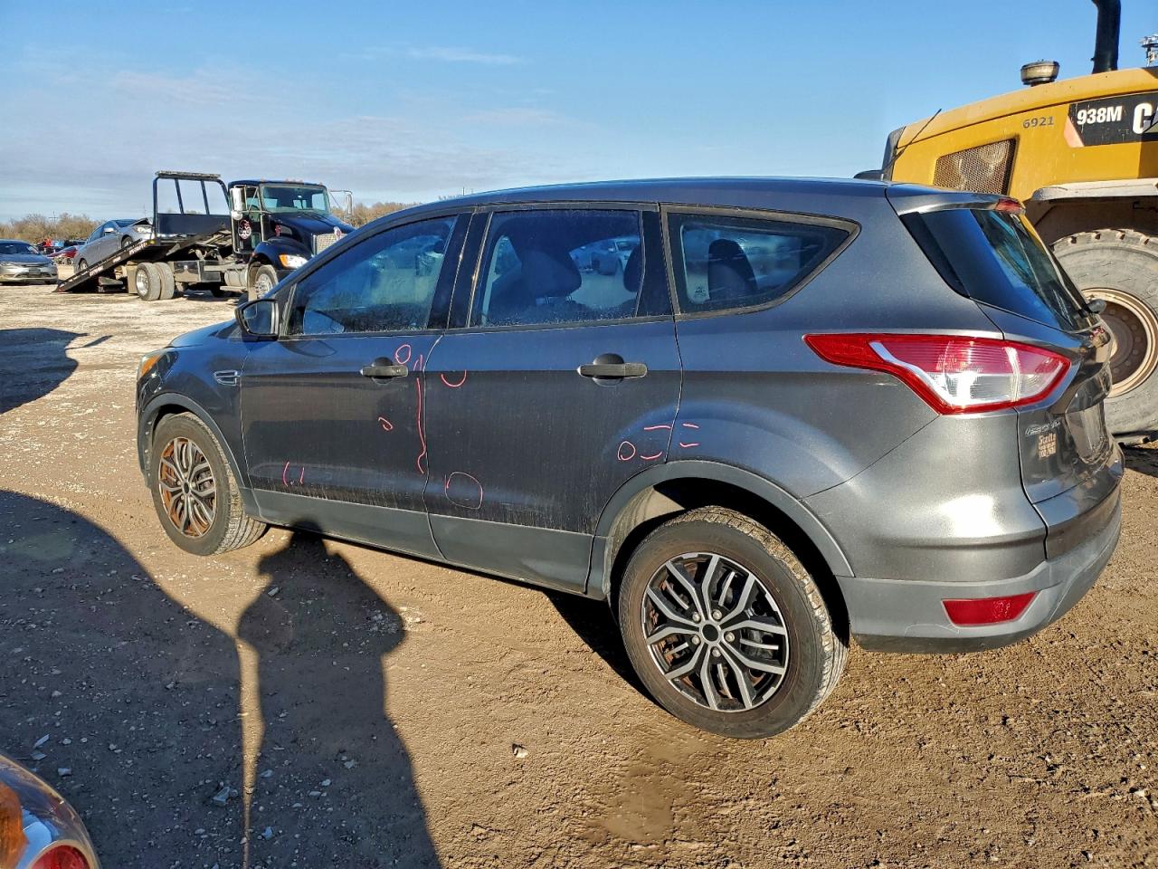 2014 Ford Escape S Gray vin: 1FMCU0F71EUC59310