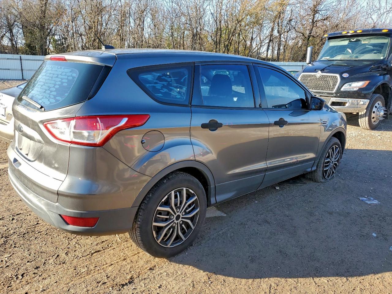 2014 Ford Escape S Gray vin: 1FMCU0F71EUC59310