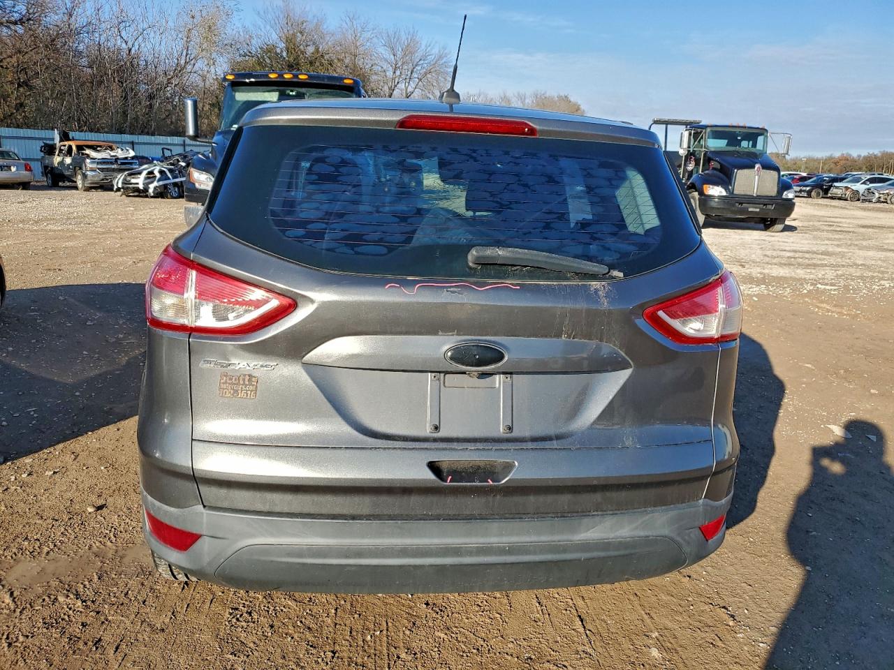 2014 Ford Escape S Gray vin: 1FMCU0F71EUC59310