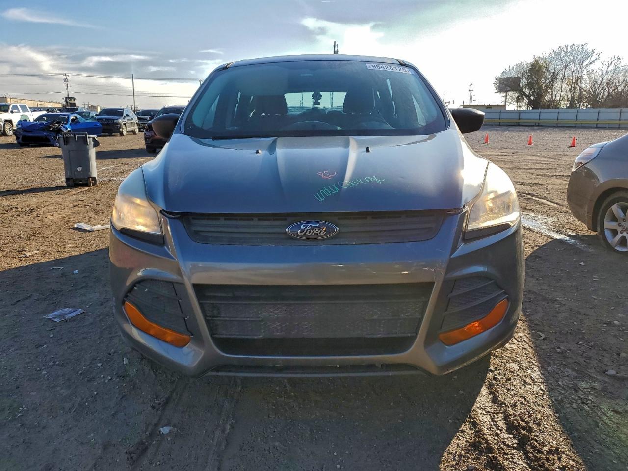 2014 Ford Escape S Gray vin: 1FMCU0F71EUC59310