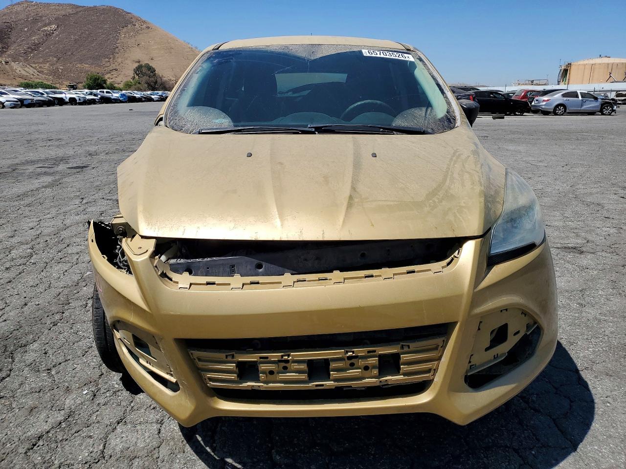 2014 Ford Escape S Gold vin: 1FMCU0F71EUC68699