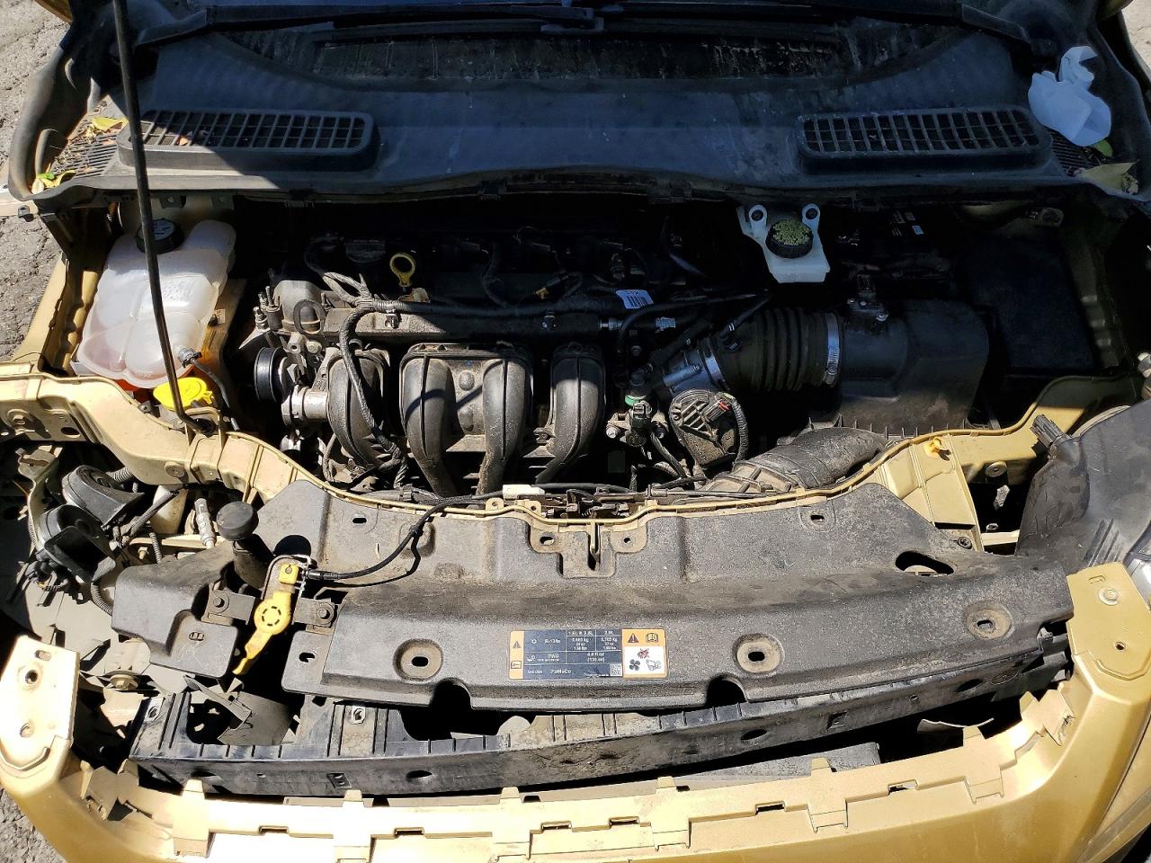 2014 Ford Escape S Gold vin: 1FMCU0F71EUC68699