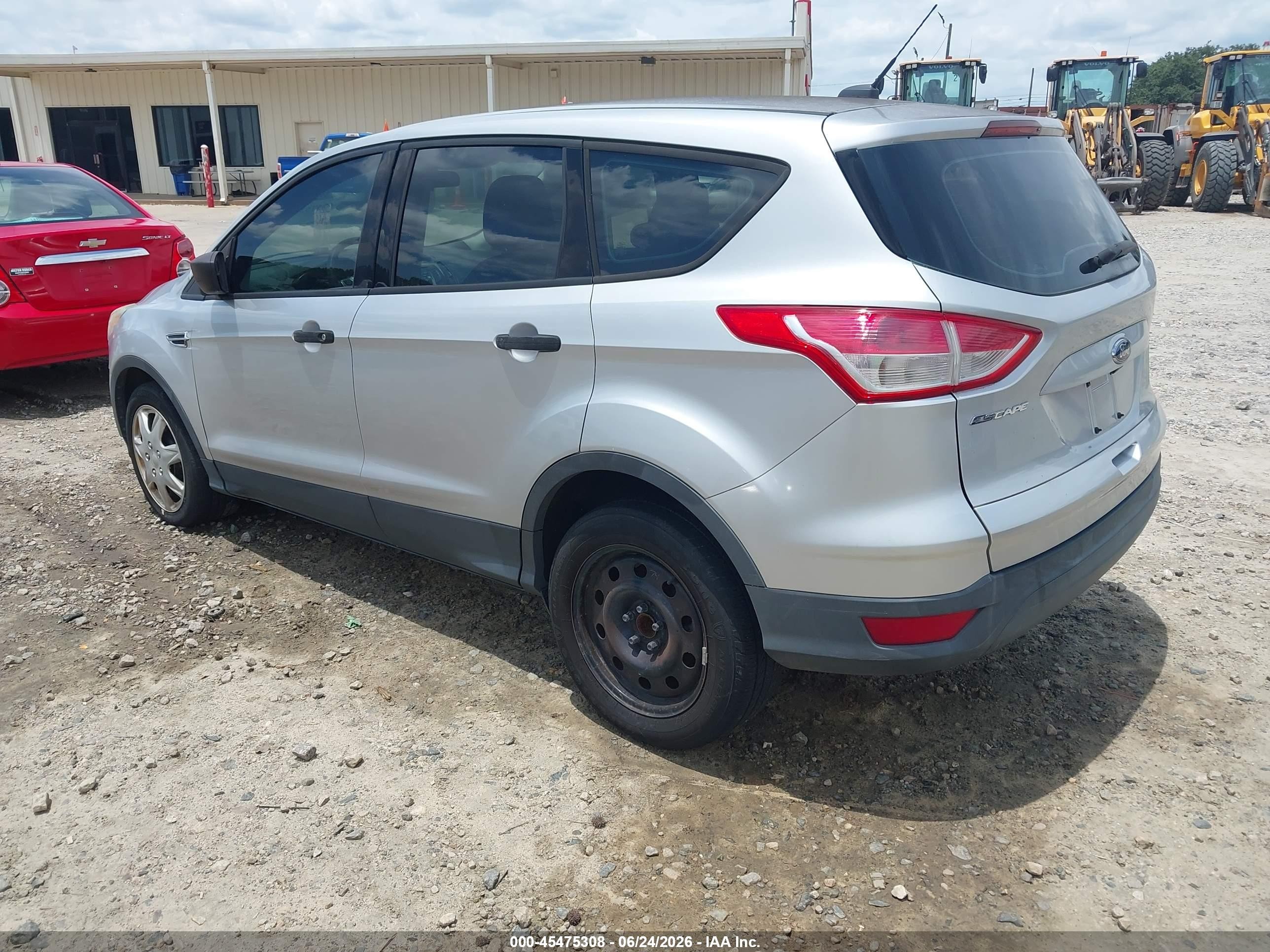 2014 Ford Escape S Gray vin: 1FMCU0F71EUC91707