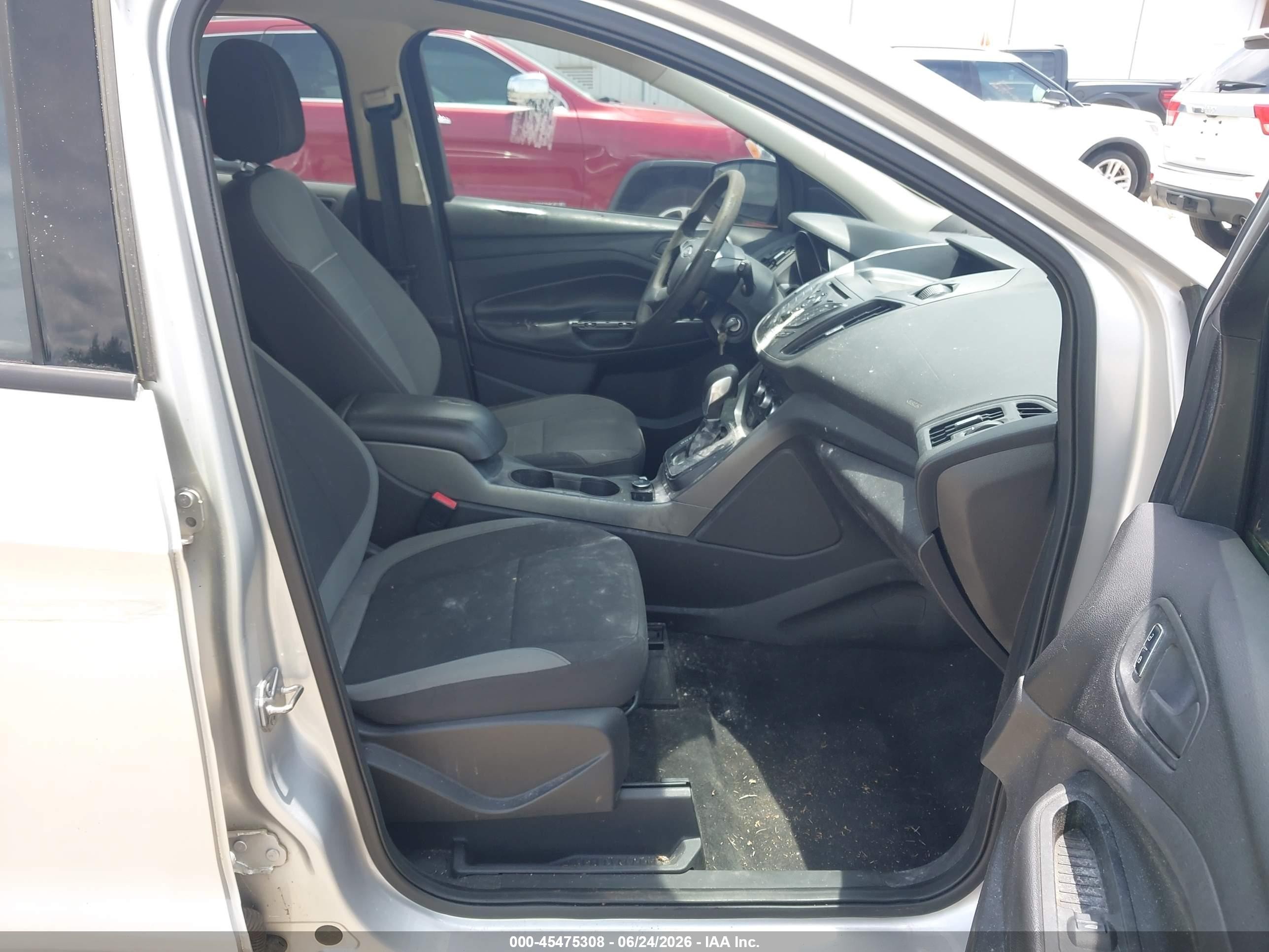 2014 Ford Escape S Gray vin: 1FMCU0F71EUC91707