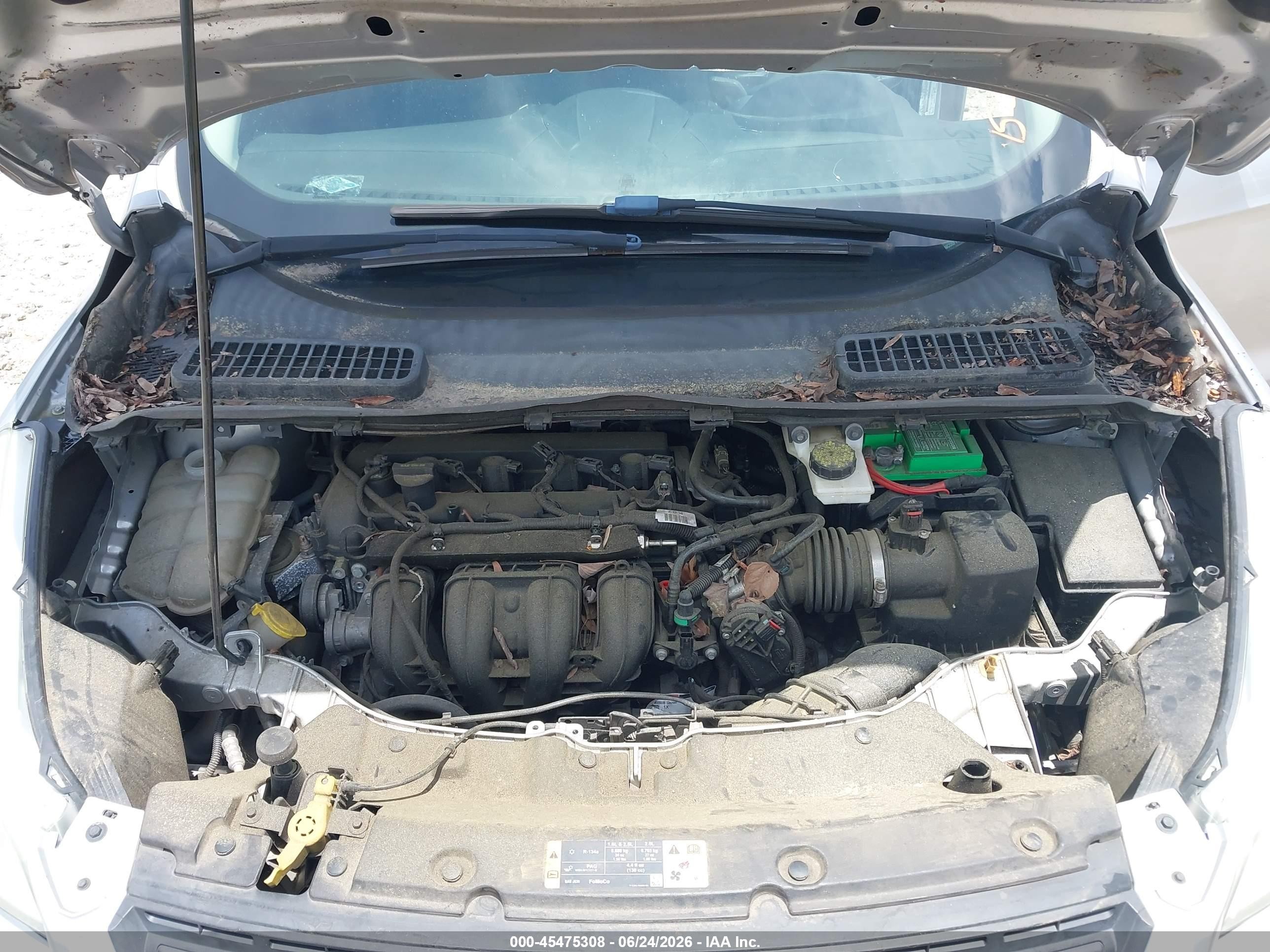 2014 Ford Escape S Gray vin: 1FMCU0F71EUC91707