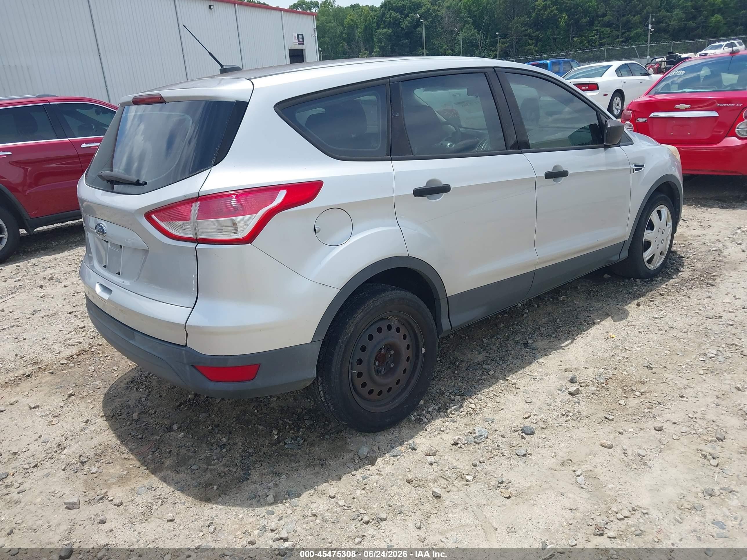 2014 Ford Escape S Gray vin: 1FMCU0F71EUC91707