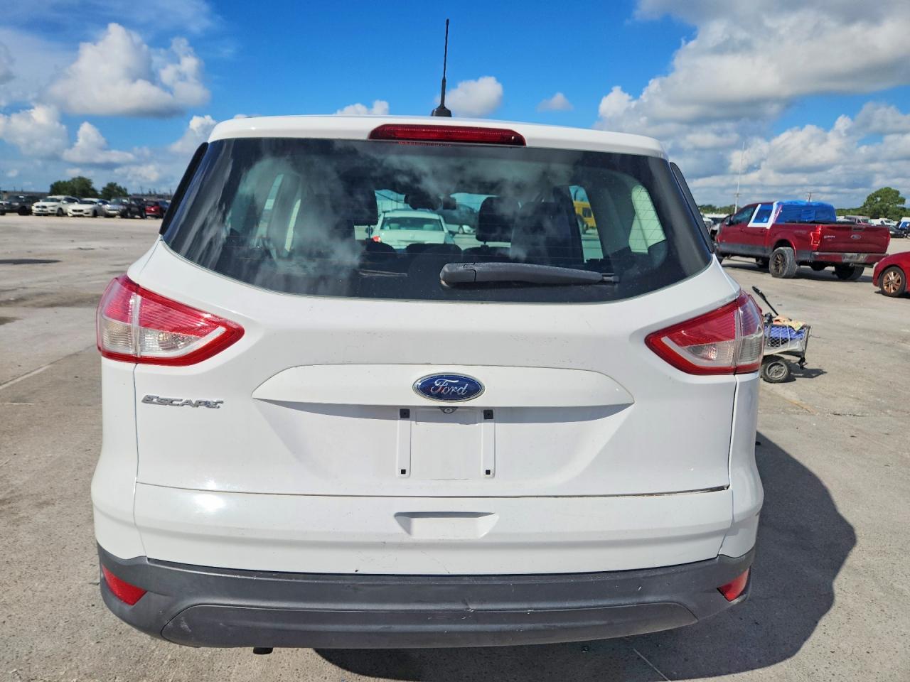 2014 Ford Escape Белый vin: 1FMCU0F71EUD06352