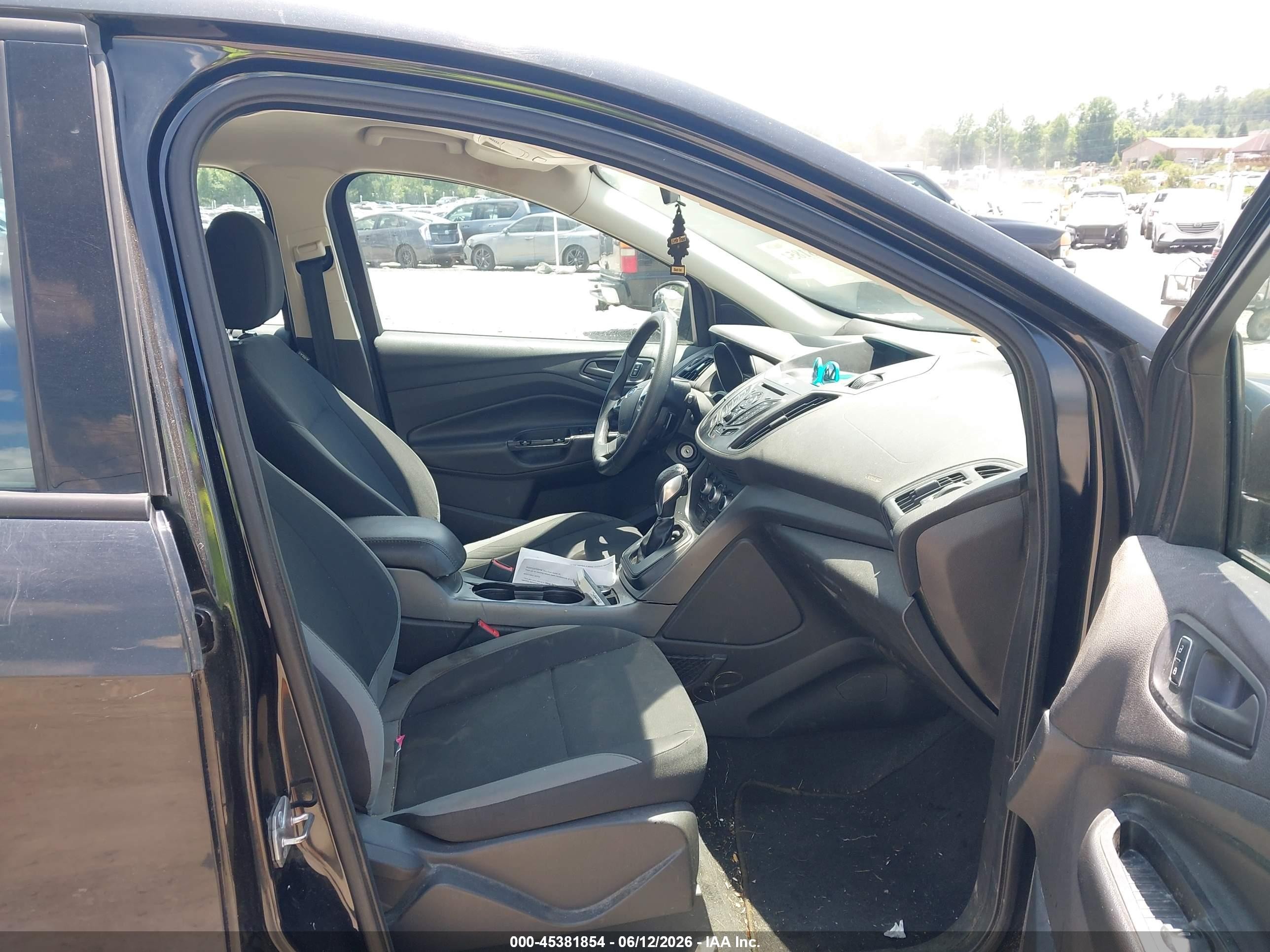 2014 Ford Escape S Black vin: 1FMCU0F71EUD62596