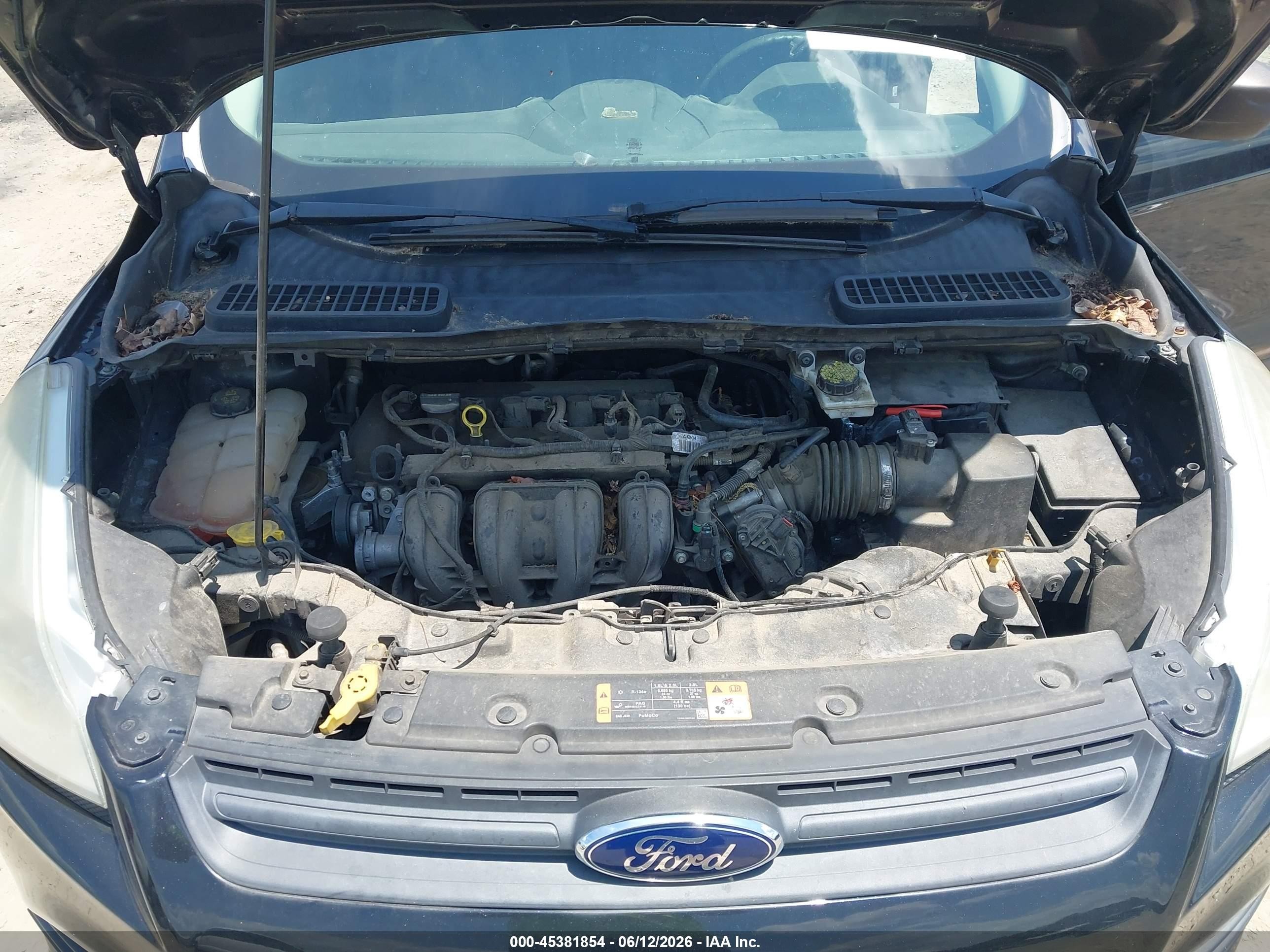 2014 Ford Escape S Black vin: 1FMCU0F71EUD62596