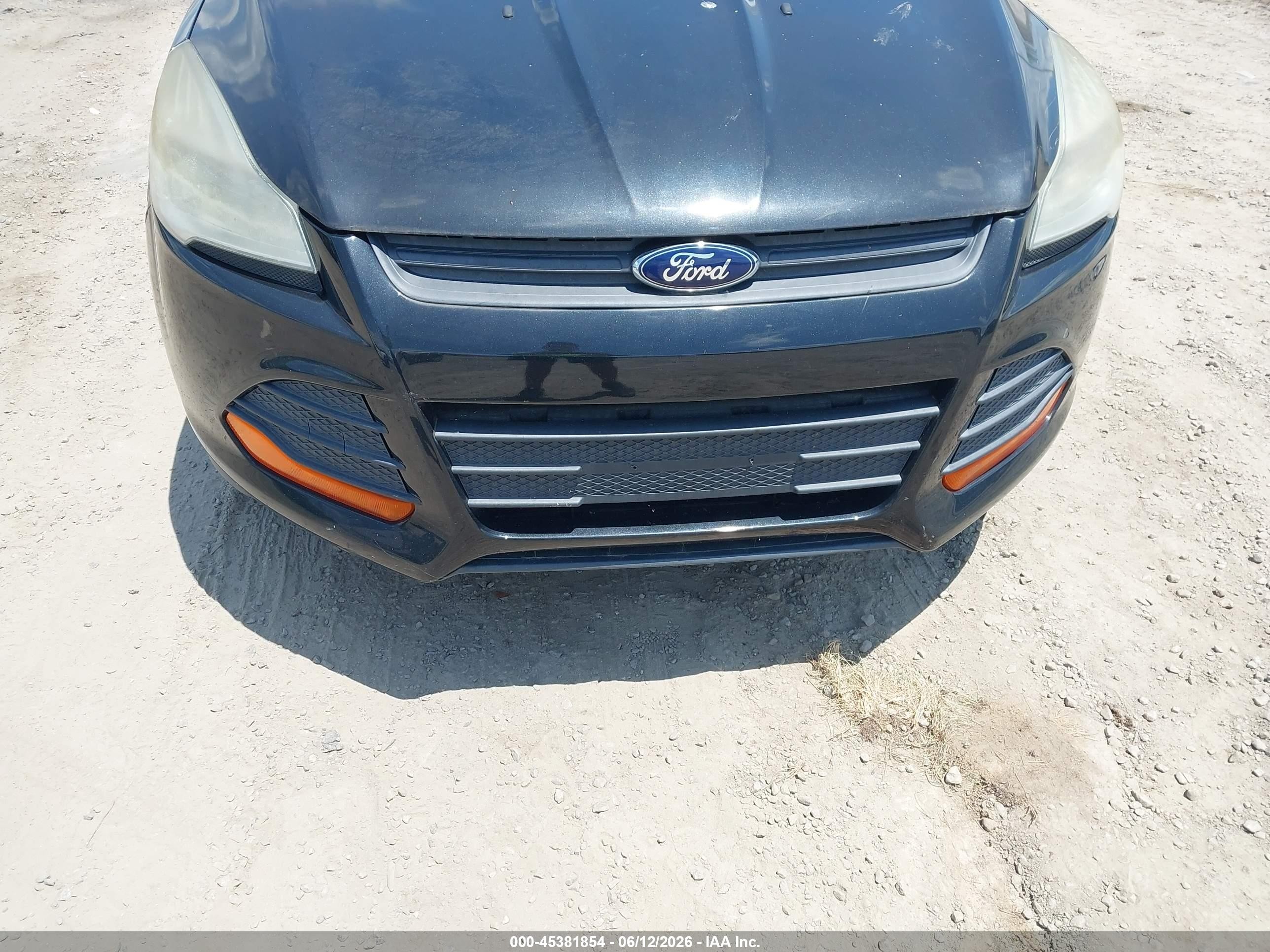 2014 Ford Escape S Black vin: 1FMCU0F71EUD62596