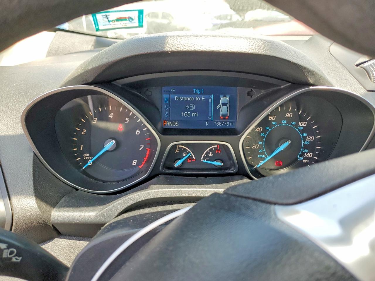 2014 Ford Escape S White vin: 1FMCU0F71EUE54663