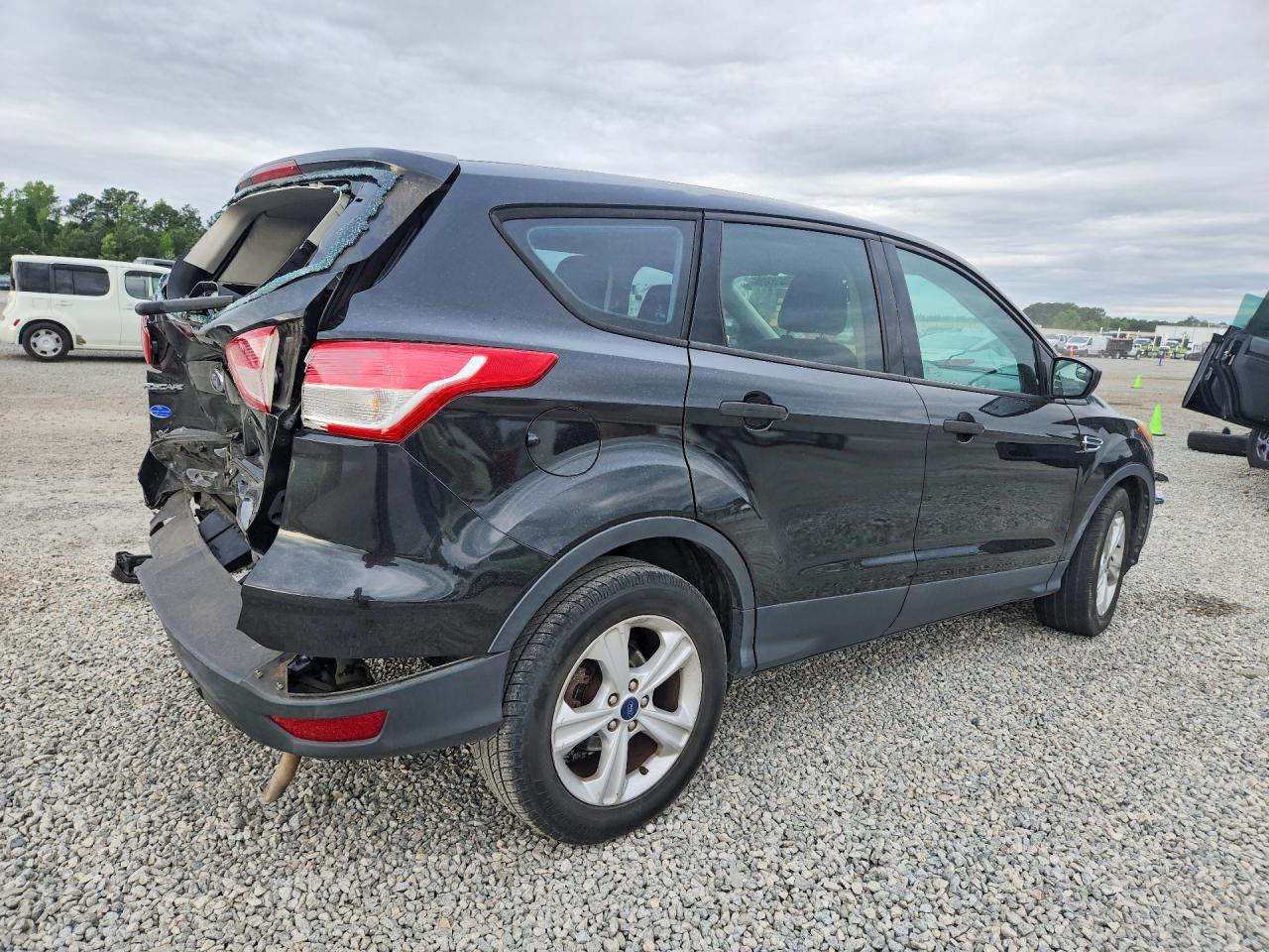 2014 Ford Escape S Black vin: 1FMCU0F71EUE55070