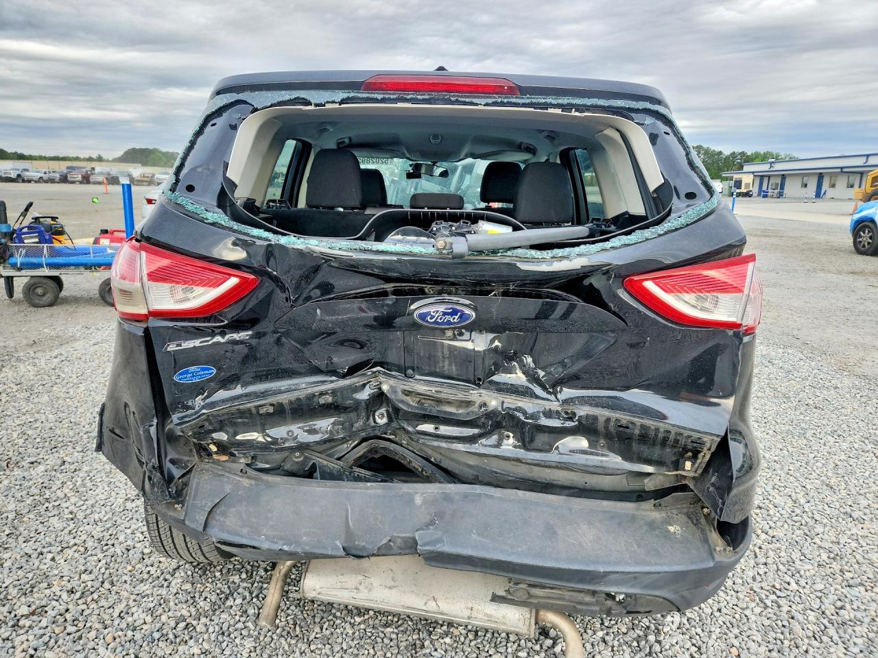 2014 Ford Escape S Black vin: 1FMCU0F71EUE55070