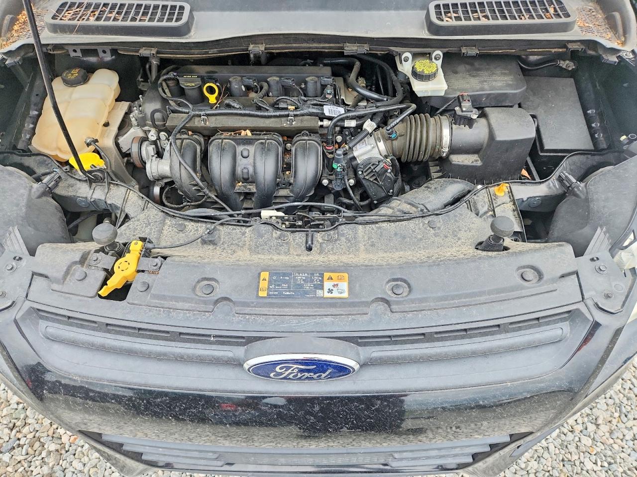 2014 Ford Escape S Black vin: 1FMCU0F71EUE55070