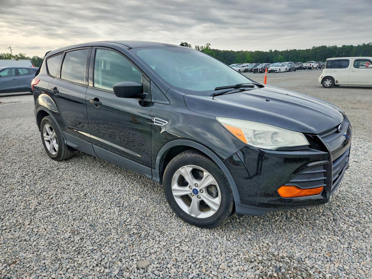 2014 Ford Escape S Black vin: 1FMCU0F71EUE55070
