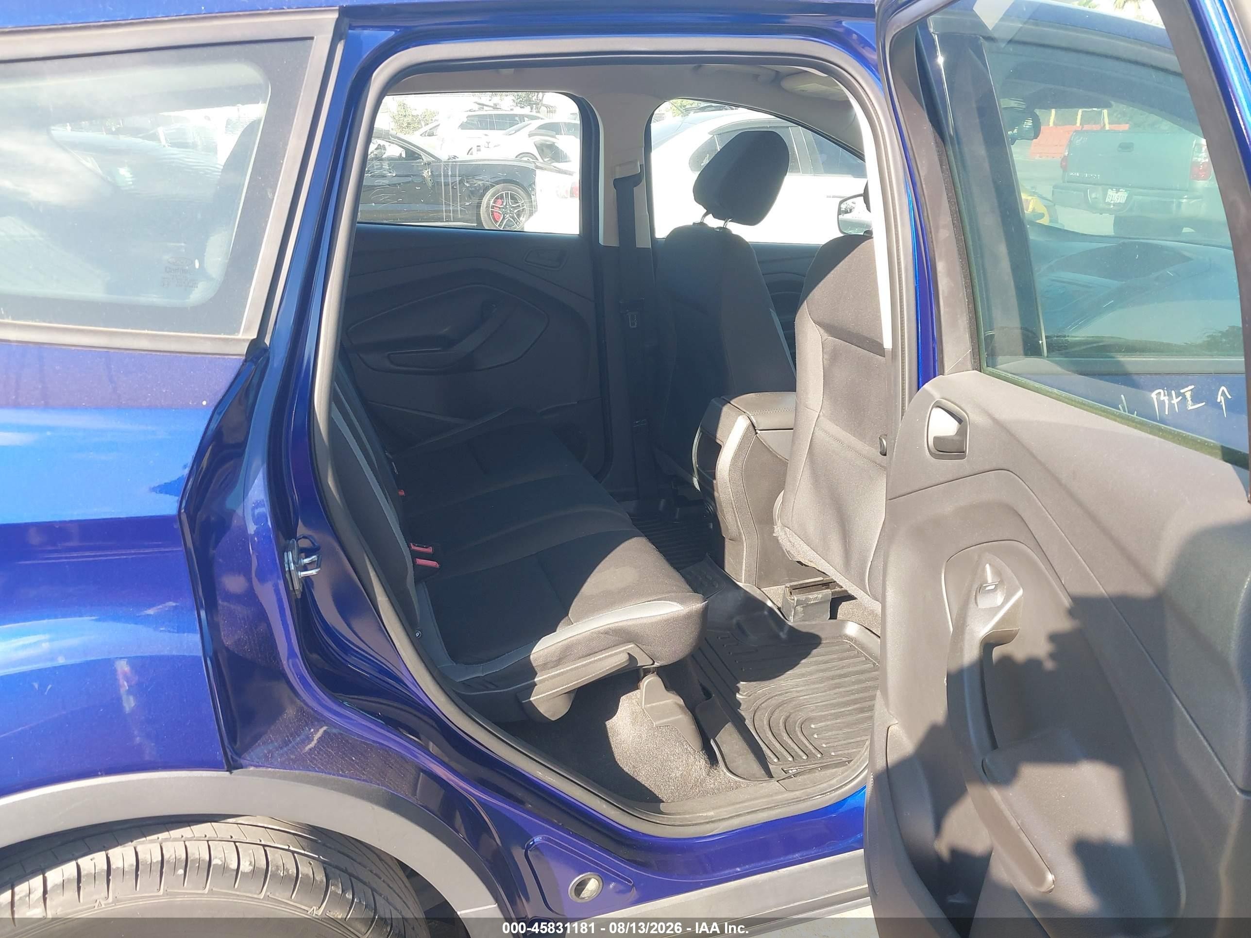 2015 Ford Escape S Blue vin: 1FMCU0F71FUA36864