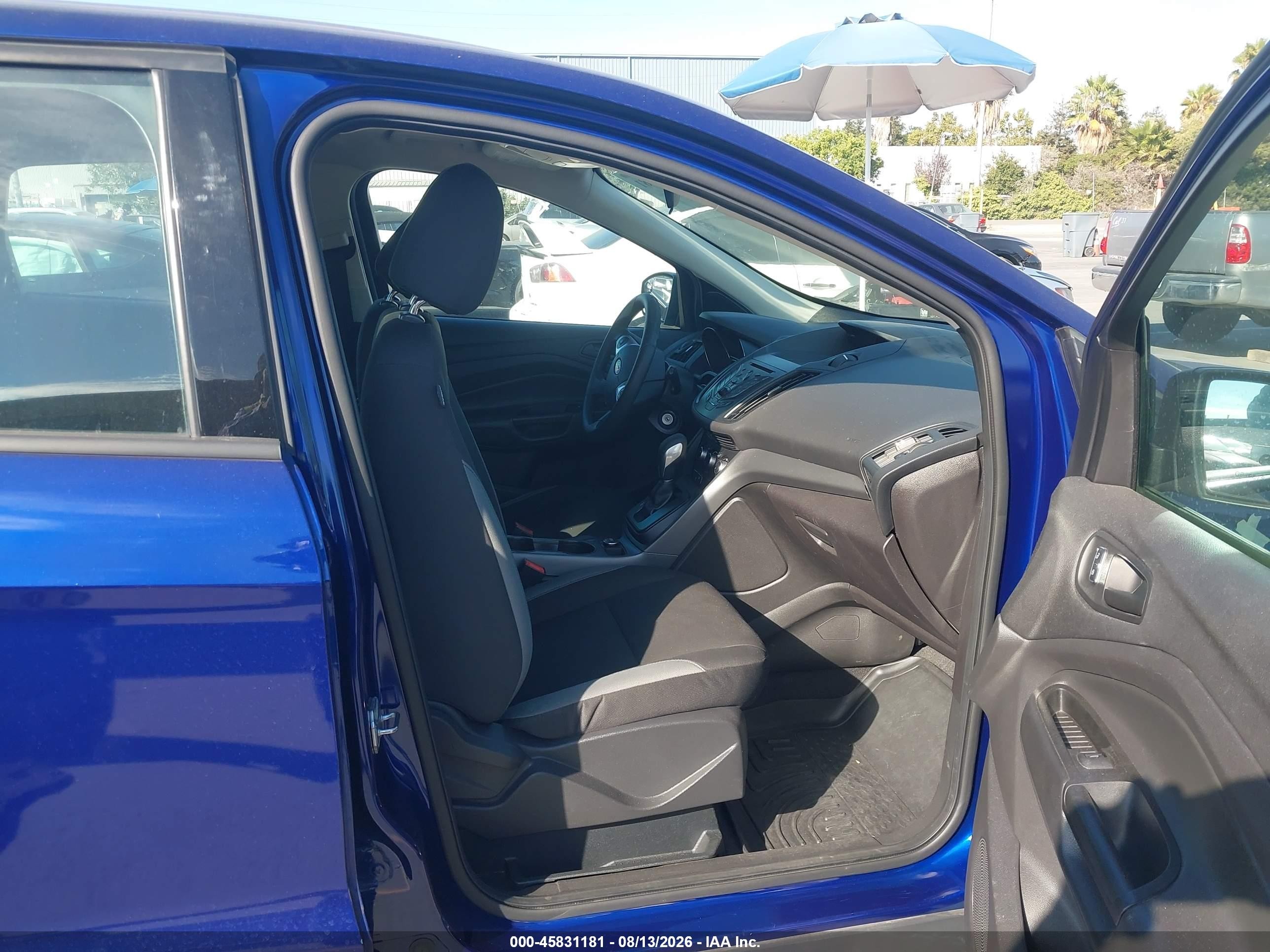 2015 Ford Escape S Blue vin: 1FMCU0F71FUA36864