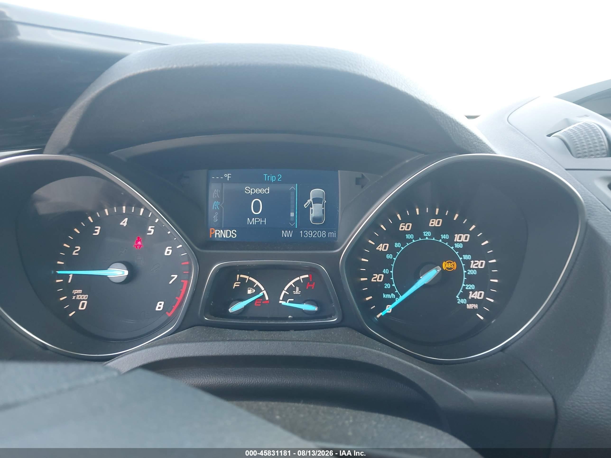 2015 Ford Escape S Blue vin: 1FMCU0F71FUA36864