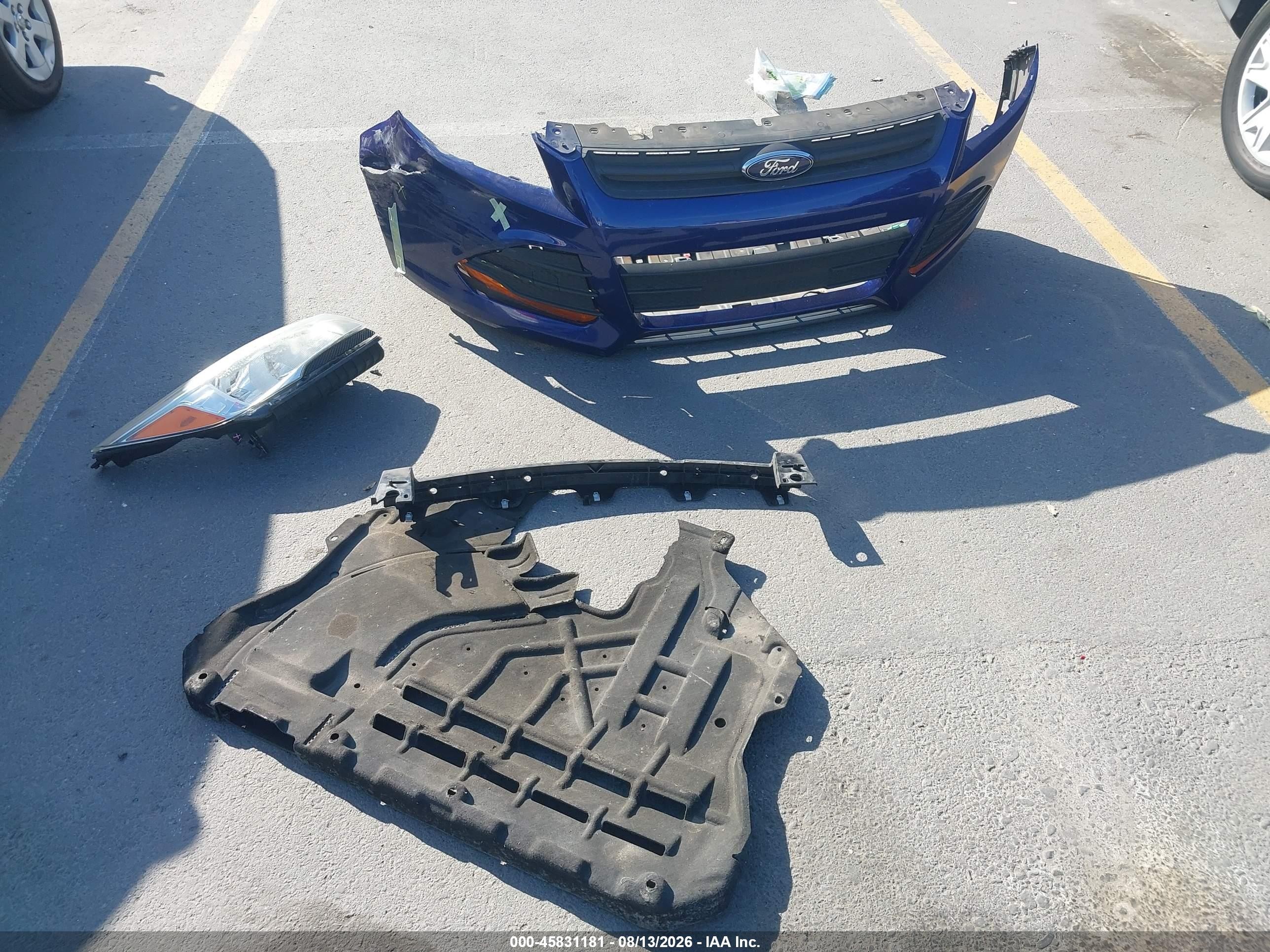 2015 Ford Escape S Blue vin: 1FMCU0F71FUA36864