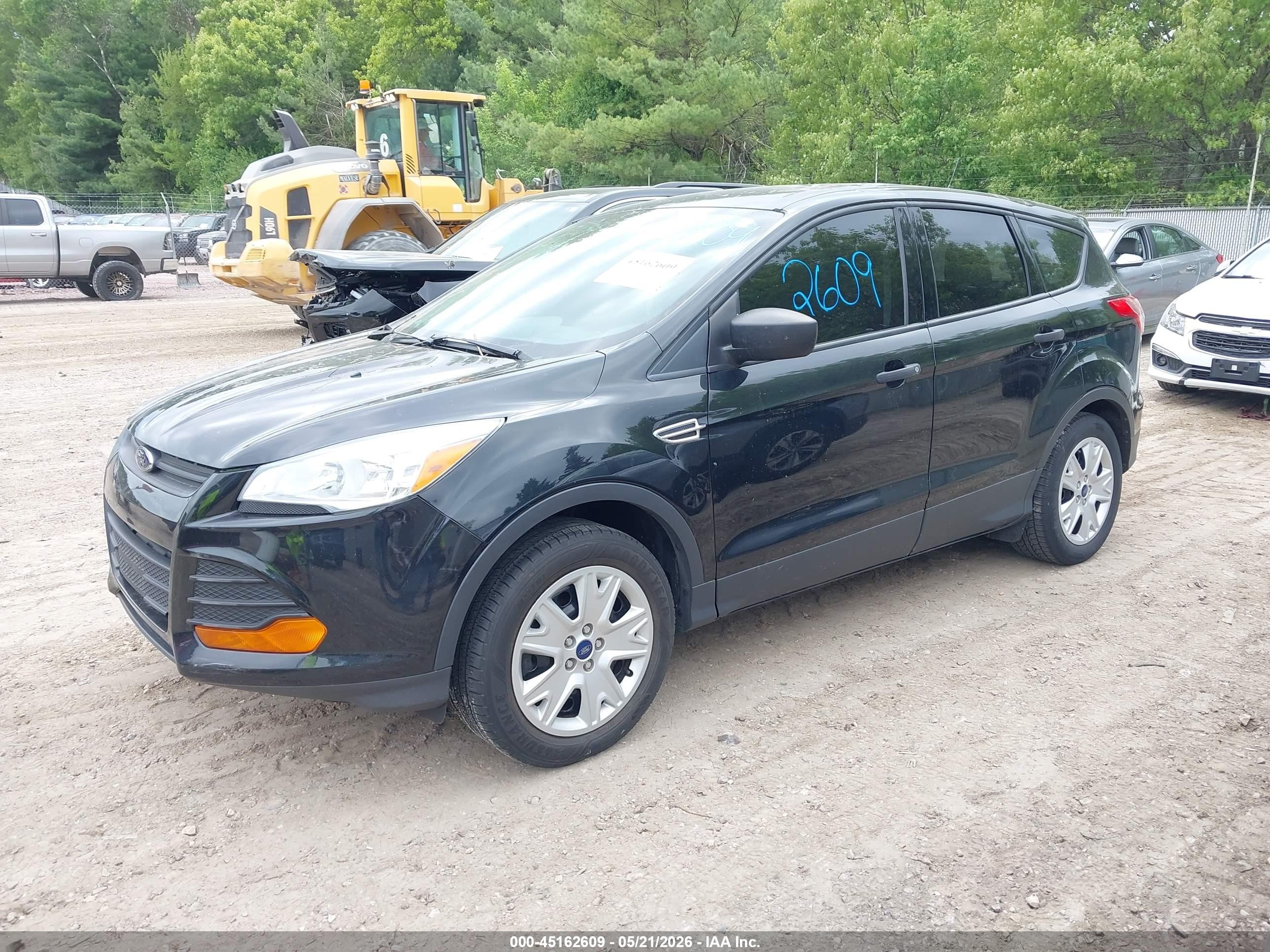 2015 Ford Escape S Black vin: 1FMCU0F71FUA38274