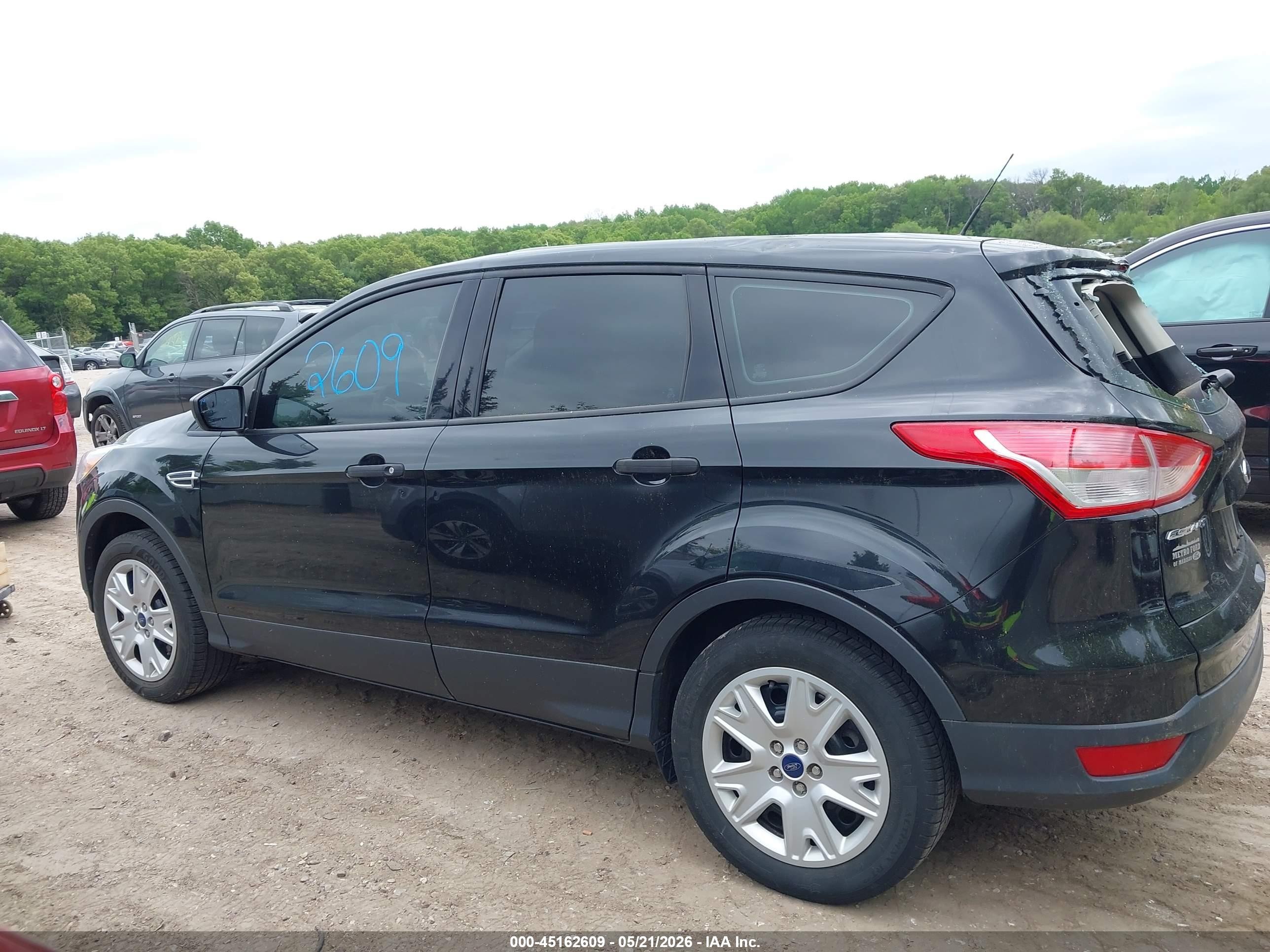 2015 Ford Escape S Black vin: 1FMCU0F71FUA38274