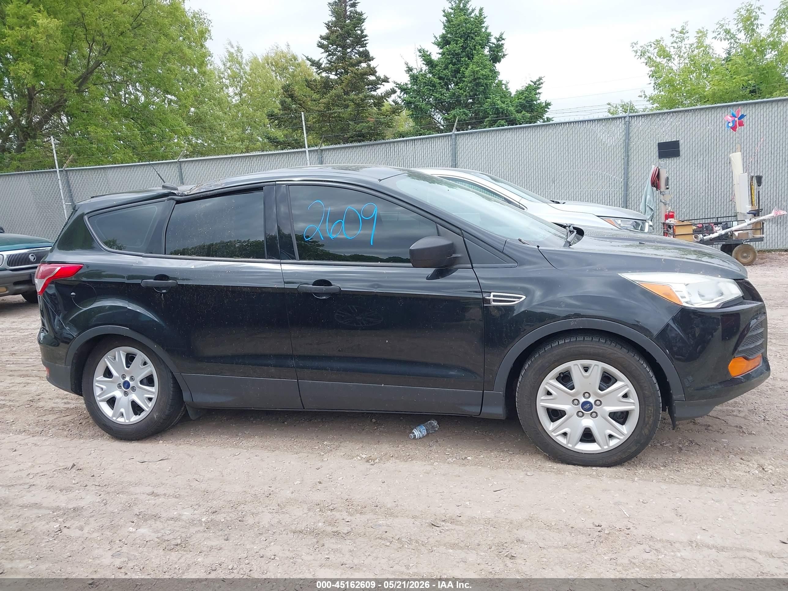 2015 Ford Escape S Black vin: 1FMCU0F71FUA38274