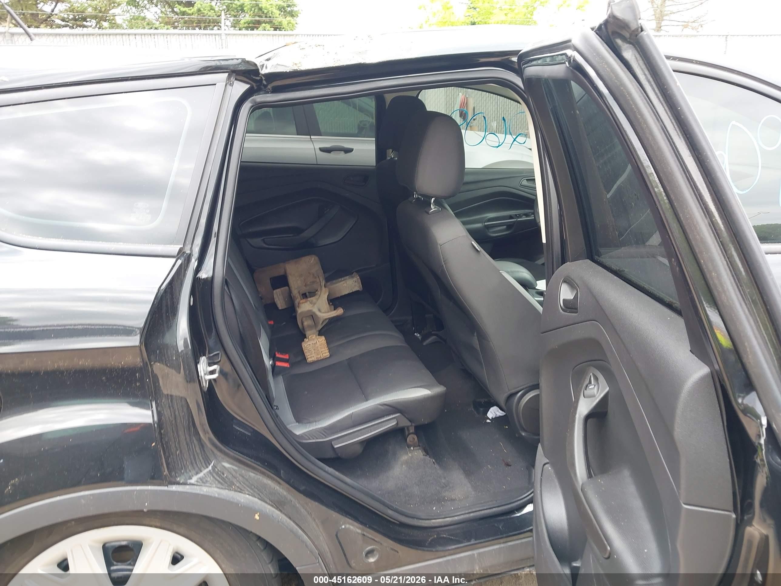 2015 Ford Escape S Black vin: 1FMCU0F71FUA38274