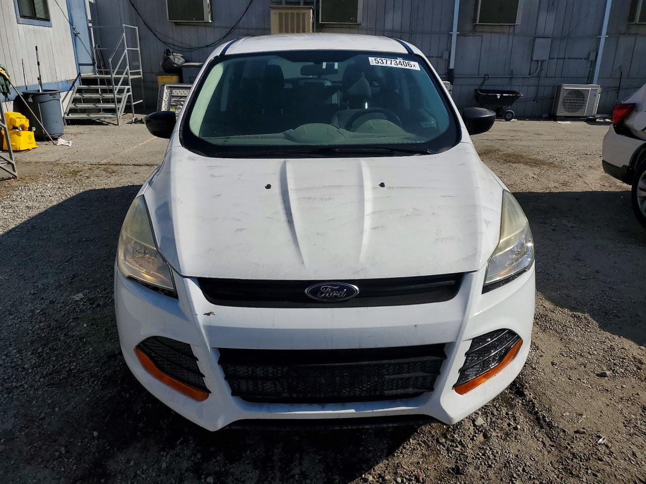 2015 Ford Escape White vin: 1FMCU0F71FUA45452