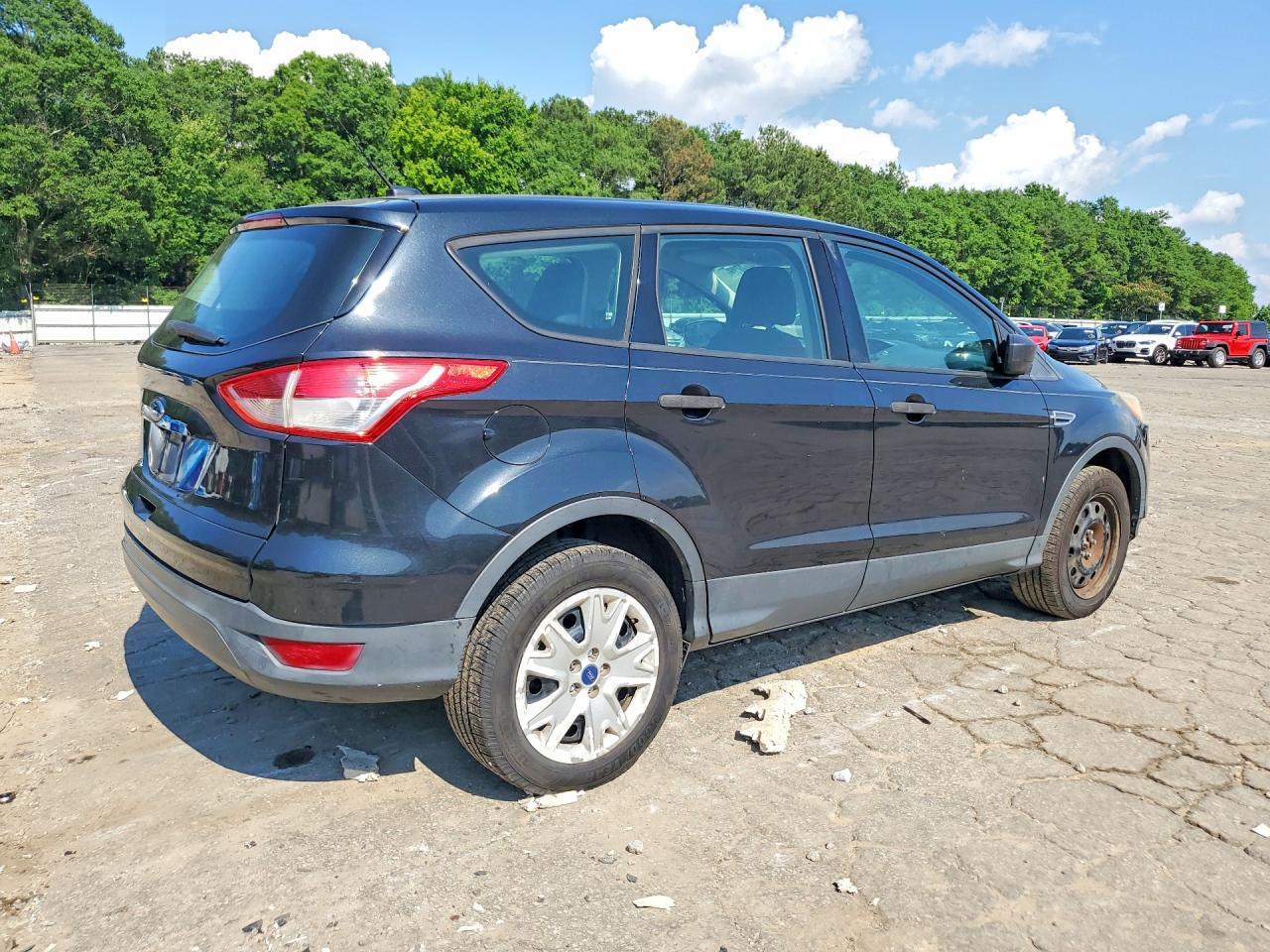 2015 Ford Escape S Black vin: 1FMCU0F71FUA56824