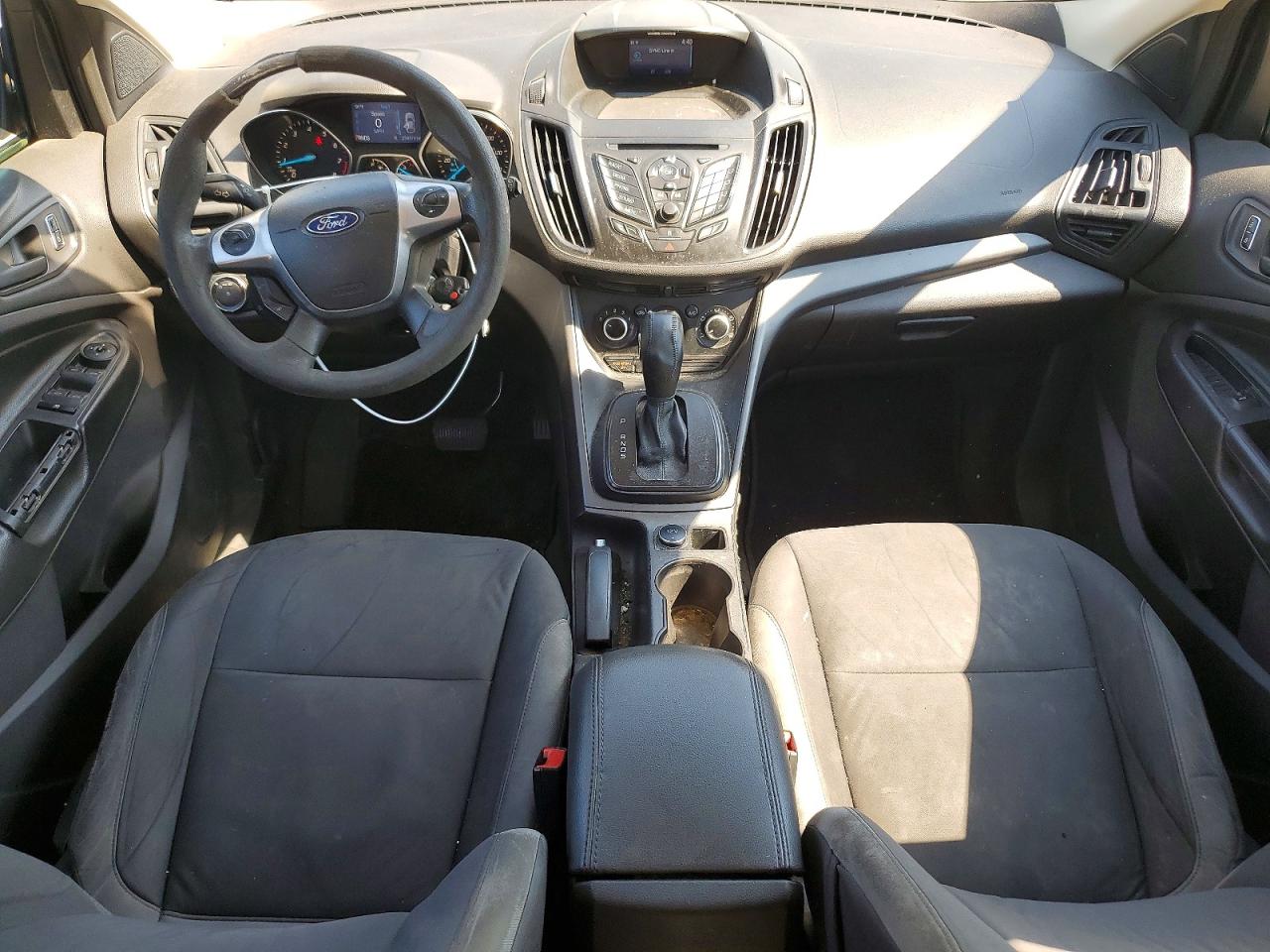2015 Ford Escape S Black vin: 1FMCU0F71FUA56824