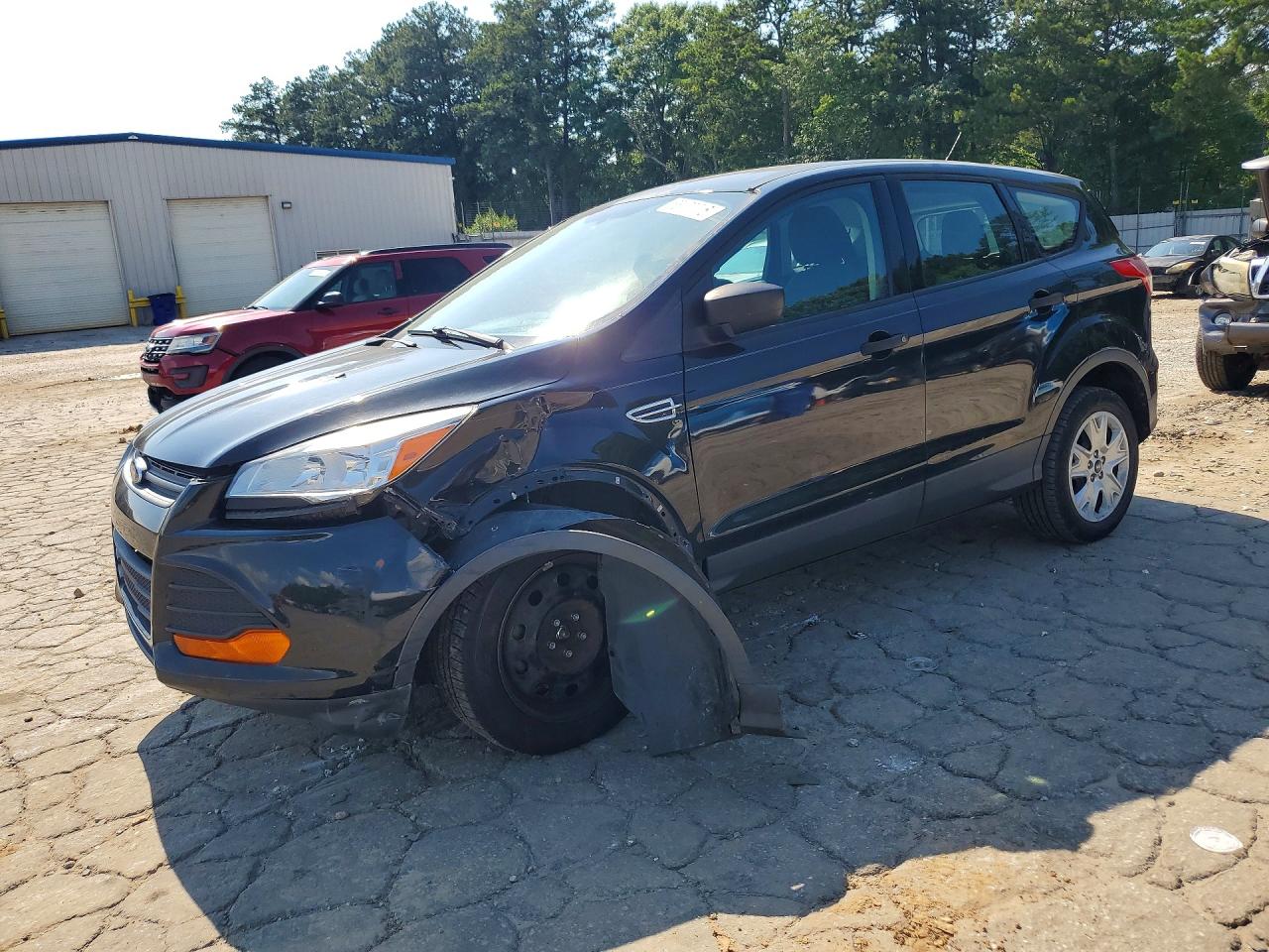 2015 Ford Escape S Black vin: 1FMCU0F71FUA56824
