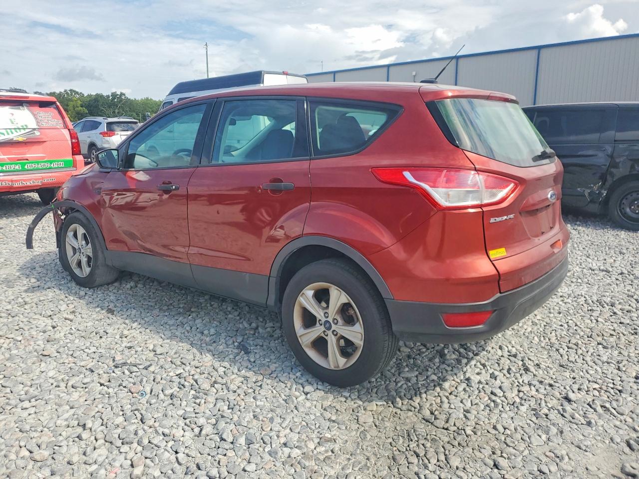 2015 Ford Escape S Burgundy vin: 1FMCU0F71FUB87705