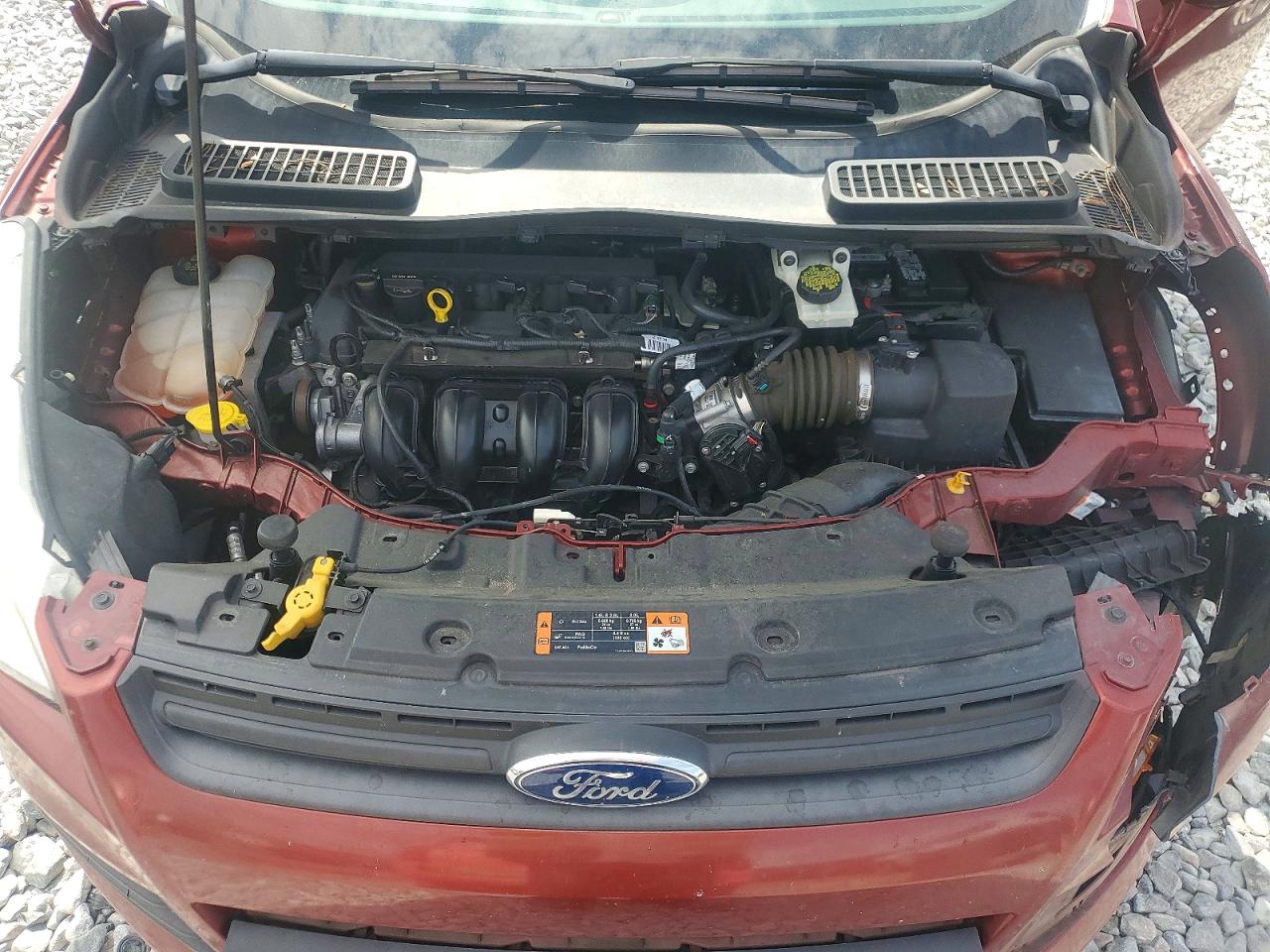2015 Ford Escape S Burgundy vin: 1FMCU0F71FUB87705