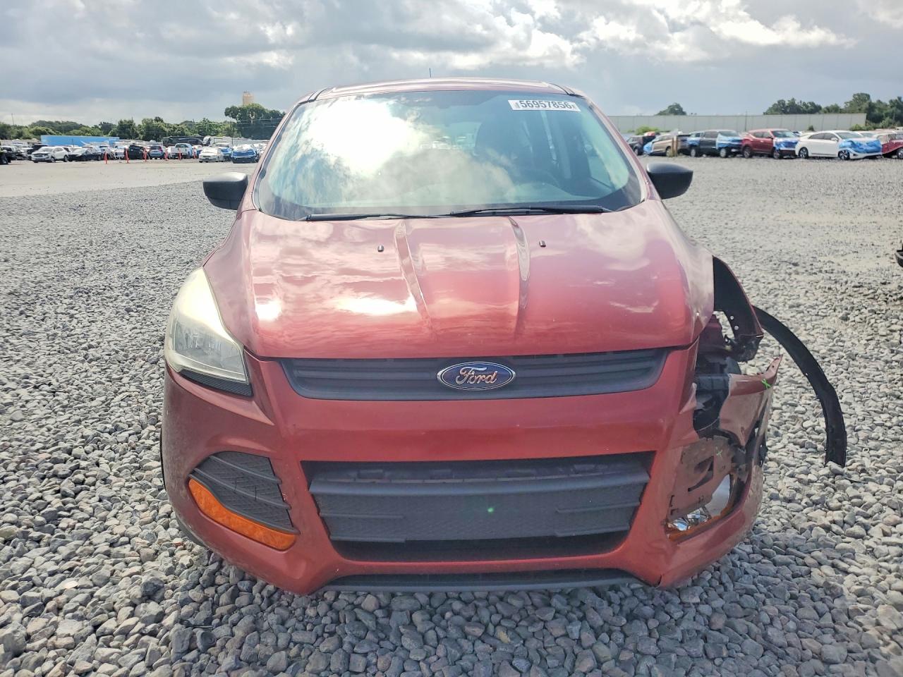 2015 Ford Escape S Burgundy vin: 1FMCU0F71FUB87705