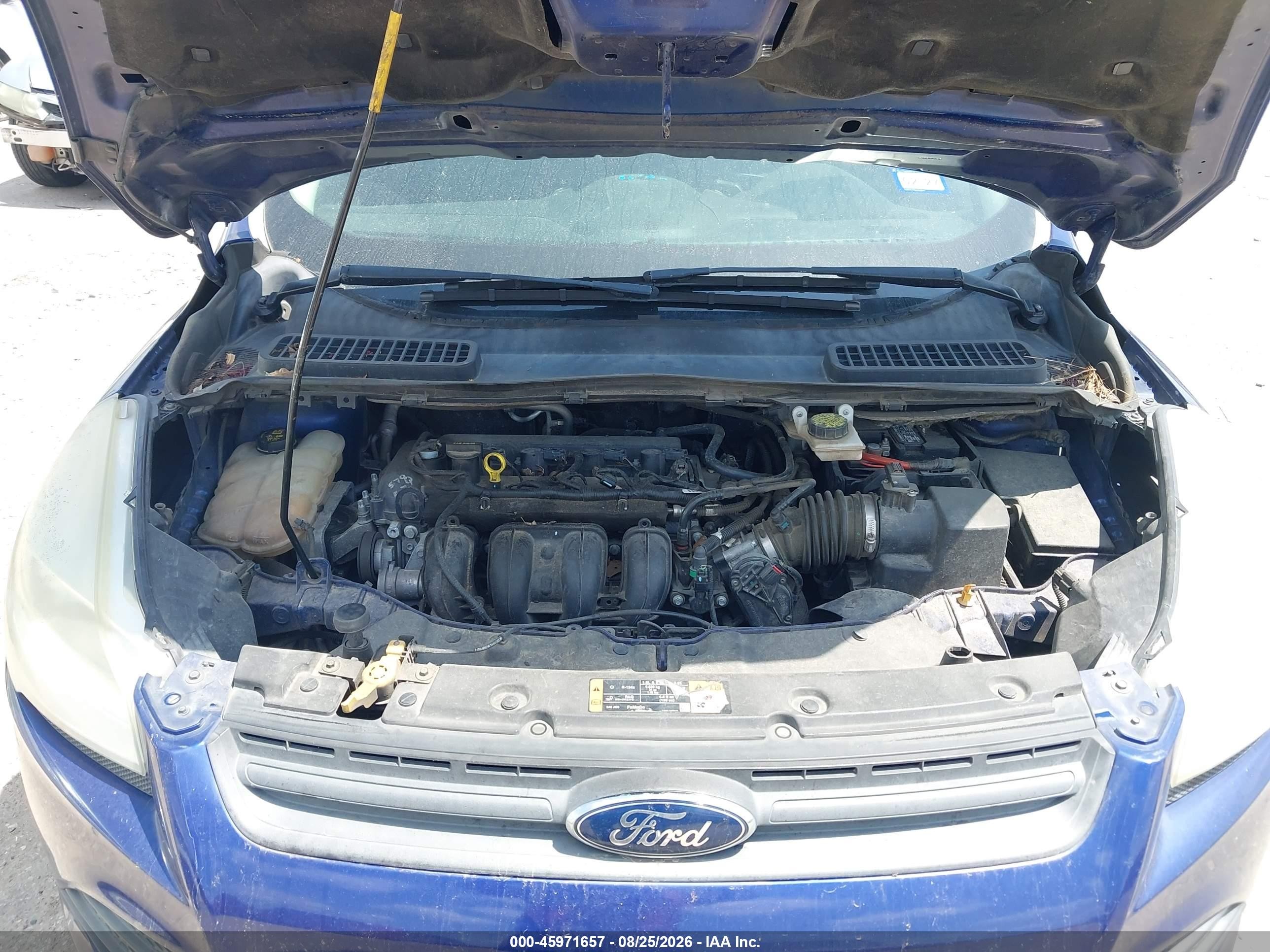 2015 Ford Escape S Синий vin: 1FMCU0F71FUC24588