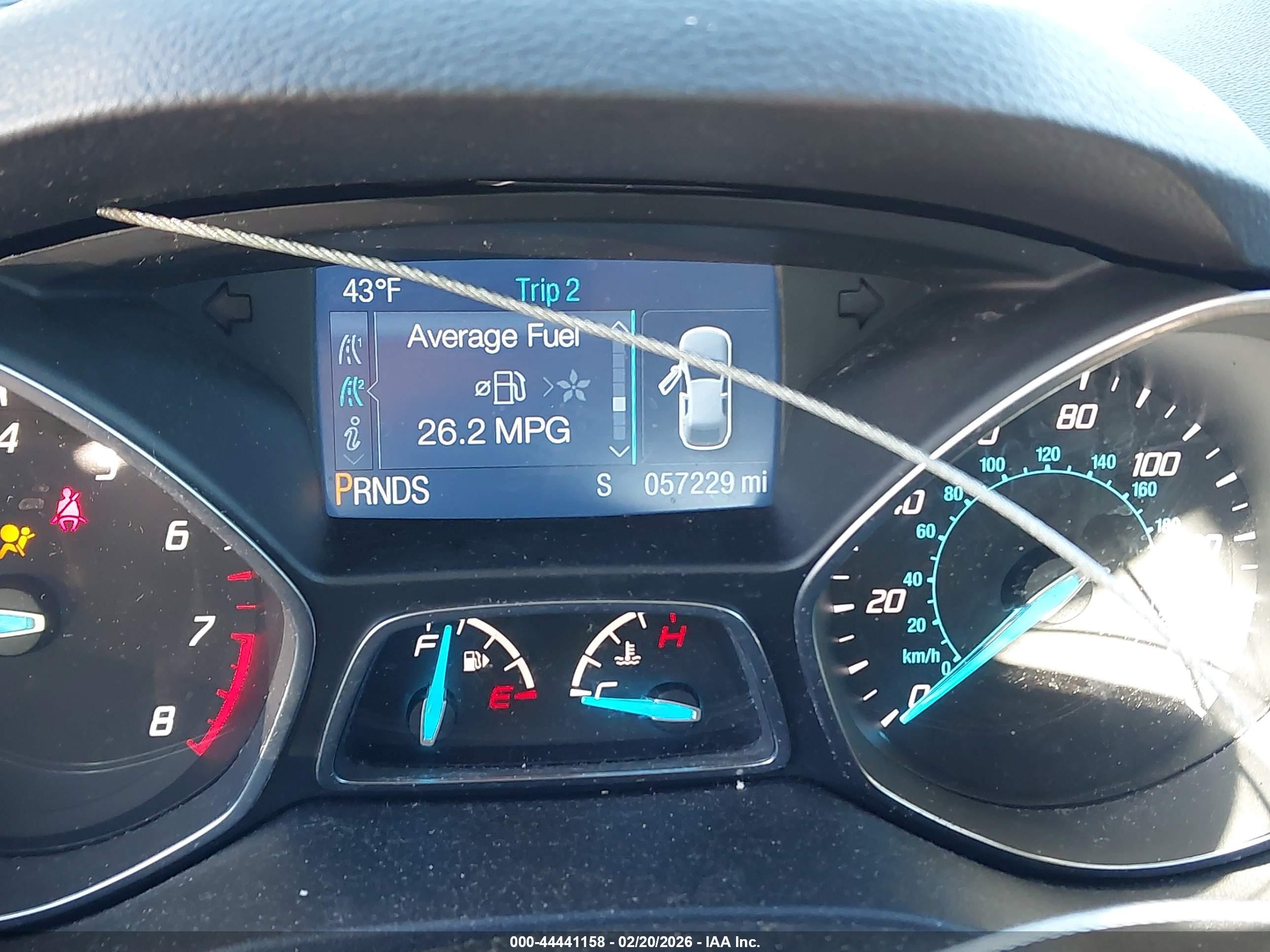 2015 Ford Escape S White vin: 1FMCU0F71FUC60460