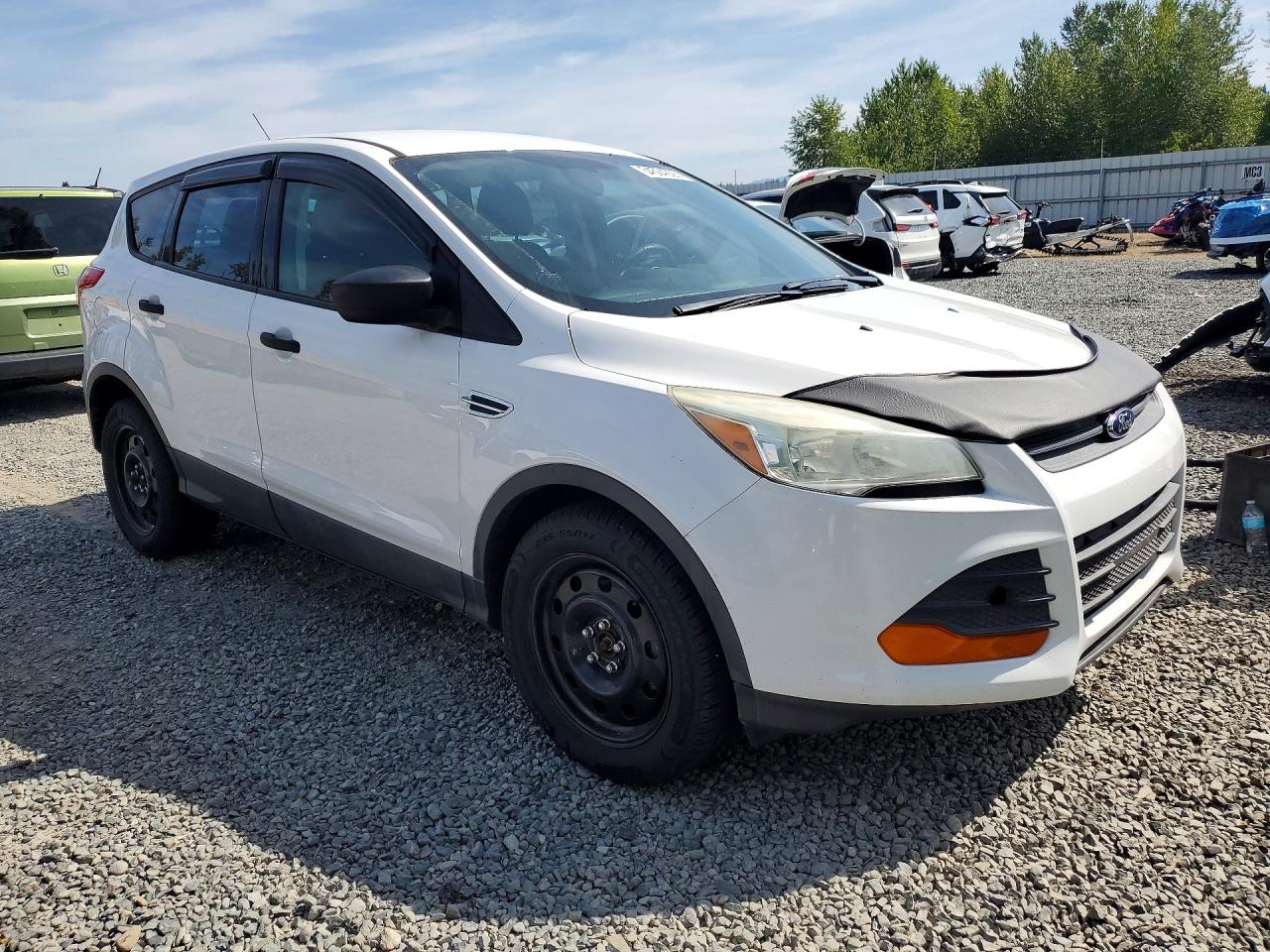 2016 Ford Escape S White vin: 1FMCU0F71GUC80497