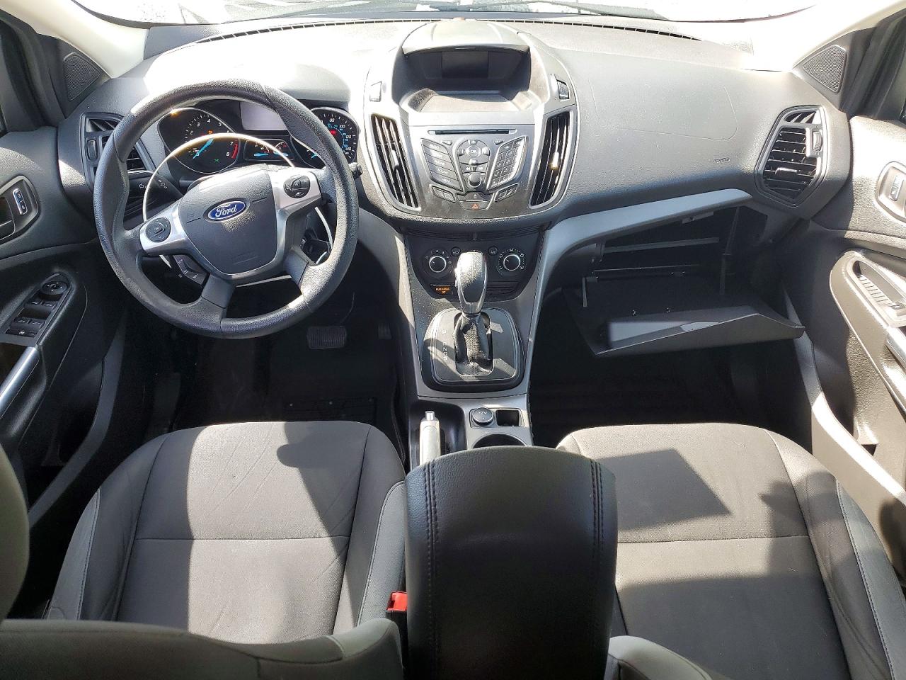 2016 Ford Escape S White vin: 1FMCU0F71GUC80497