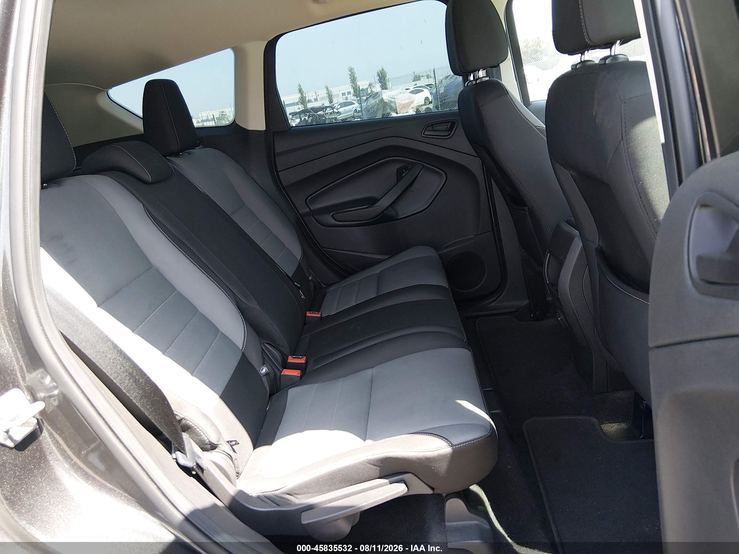 2017 Ford Escape S Gray vin: 1FMCU0F71HUD12186