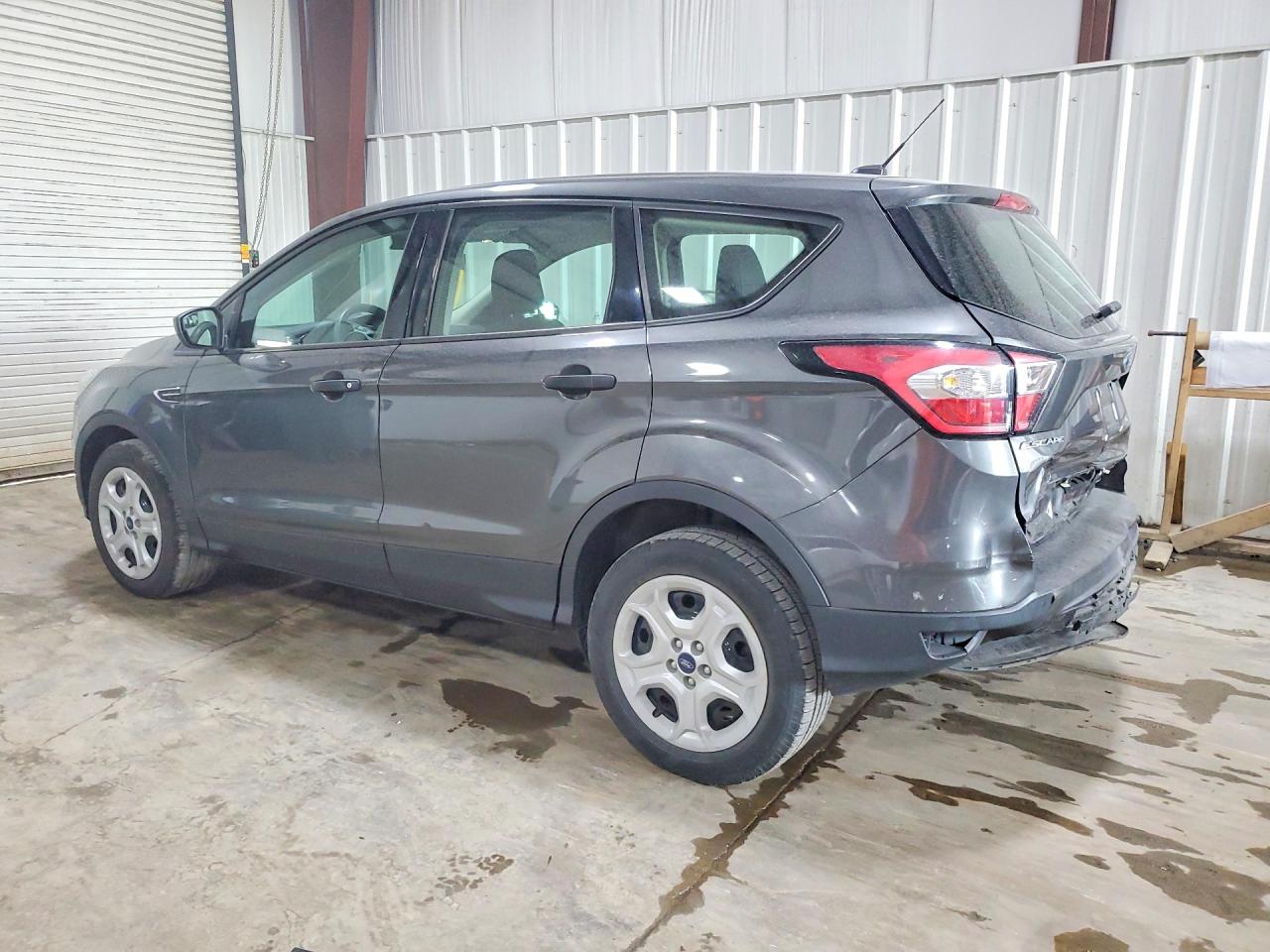 2018 Ford Escape S Gray vin: 1FMCU0F71JUC43537