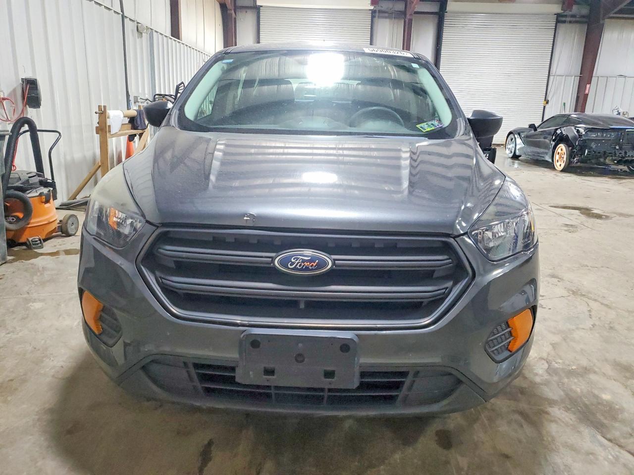 2018 Ford Escape S Gray vin: 1FMCU0F71JUC43537