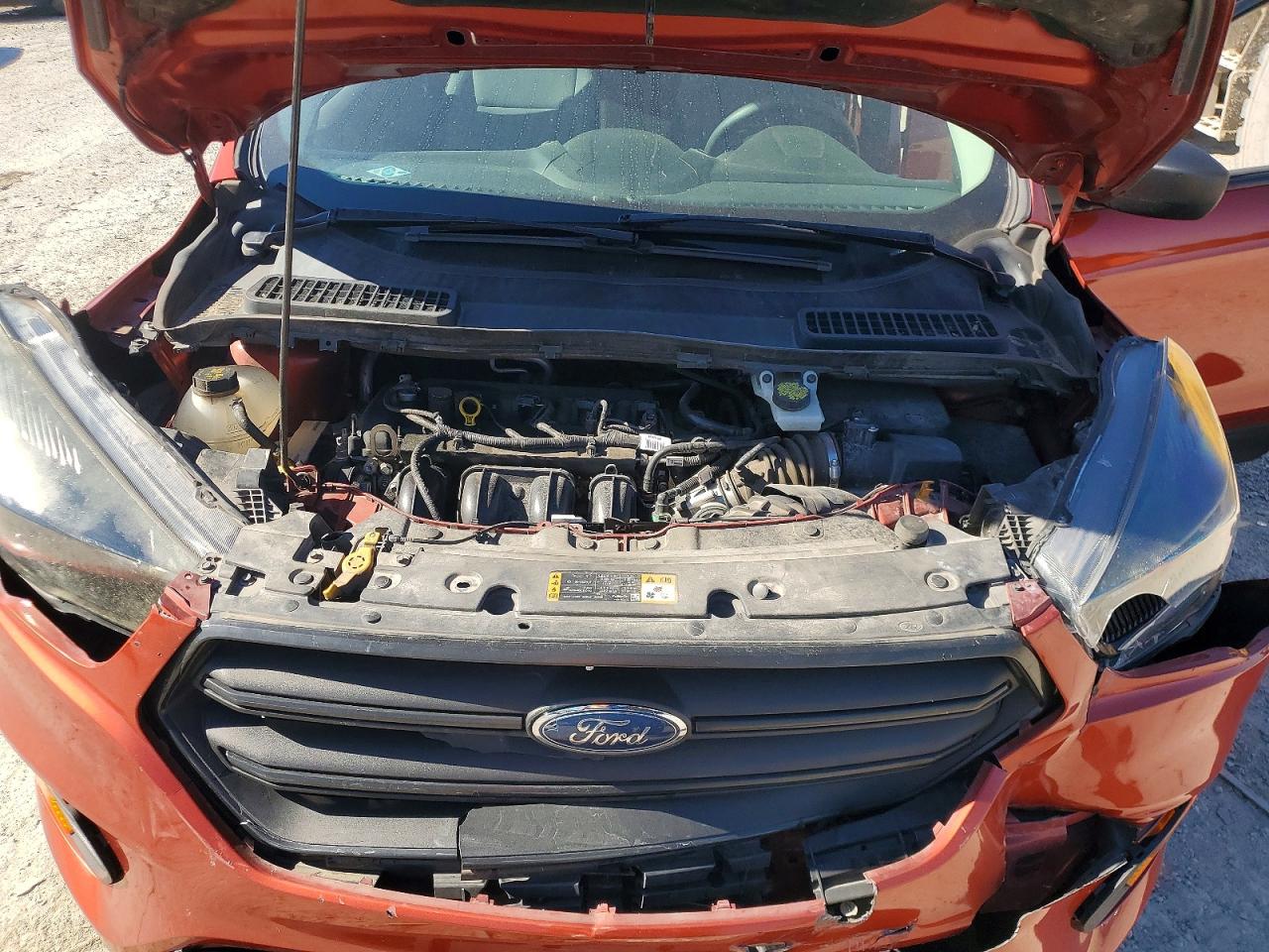 2019 Ford Escape S Оранжевый vin: 1FMCU0F71KUA31092