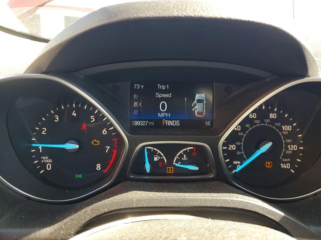 2019 Ford Escape S Оранжевый vin: 1FMCU0F71KUA31092